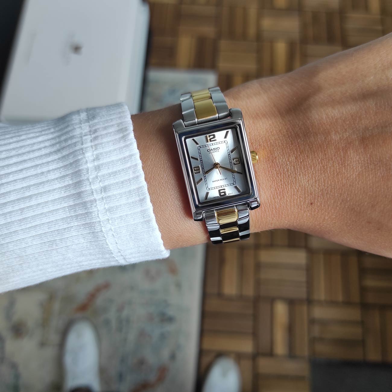 Ana Joalheiros - Relógios Casio - Relógio Feminino Casio Series LTP-1234PSG-7AEG no Pulso