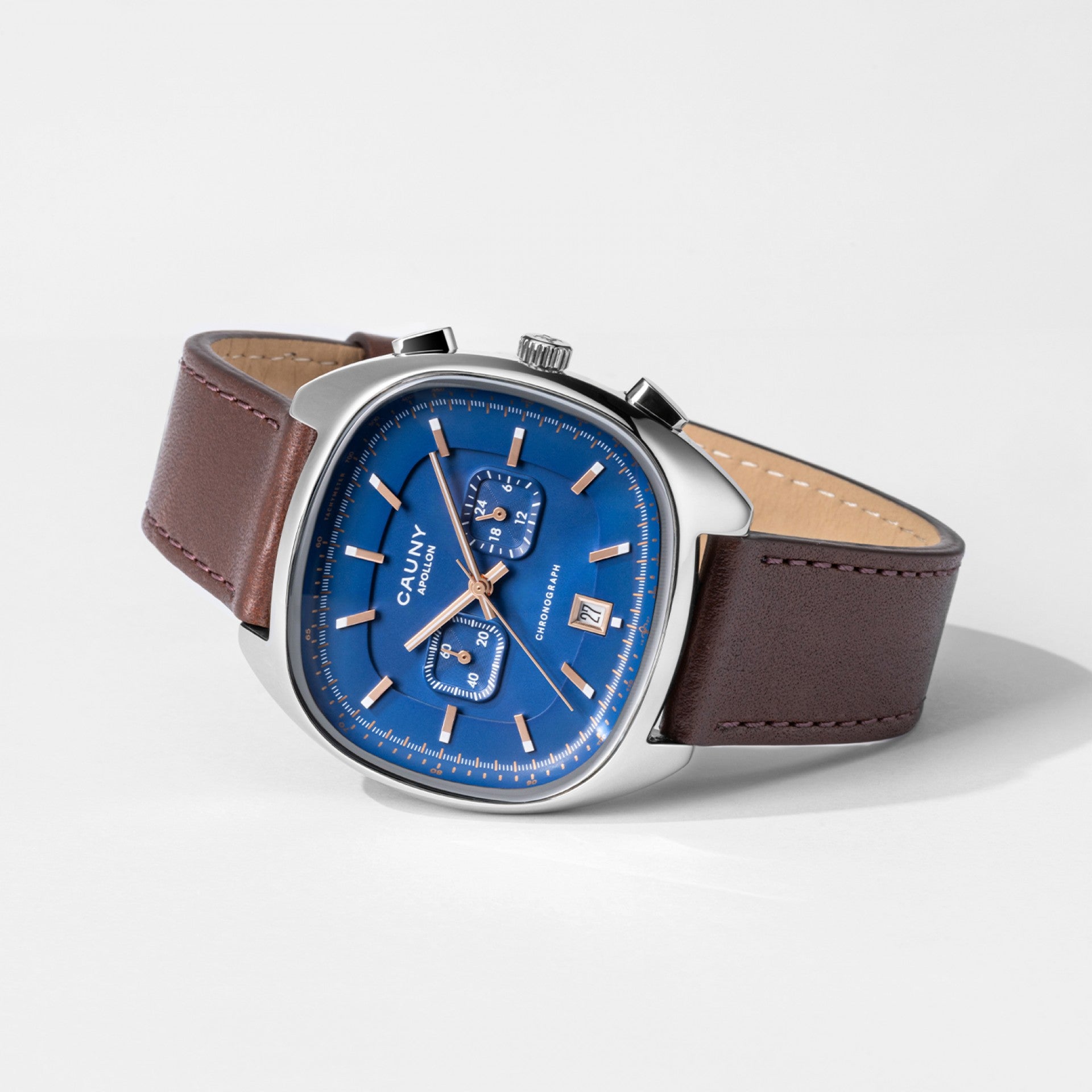 Ana Joalheiros - Relógios Cauny - Relógio para homem Cauny Apollon Chrono Lateral