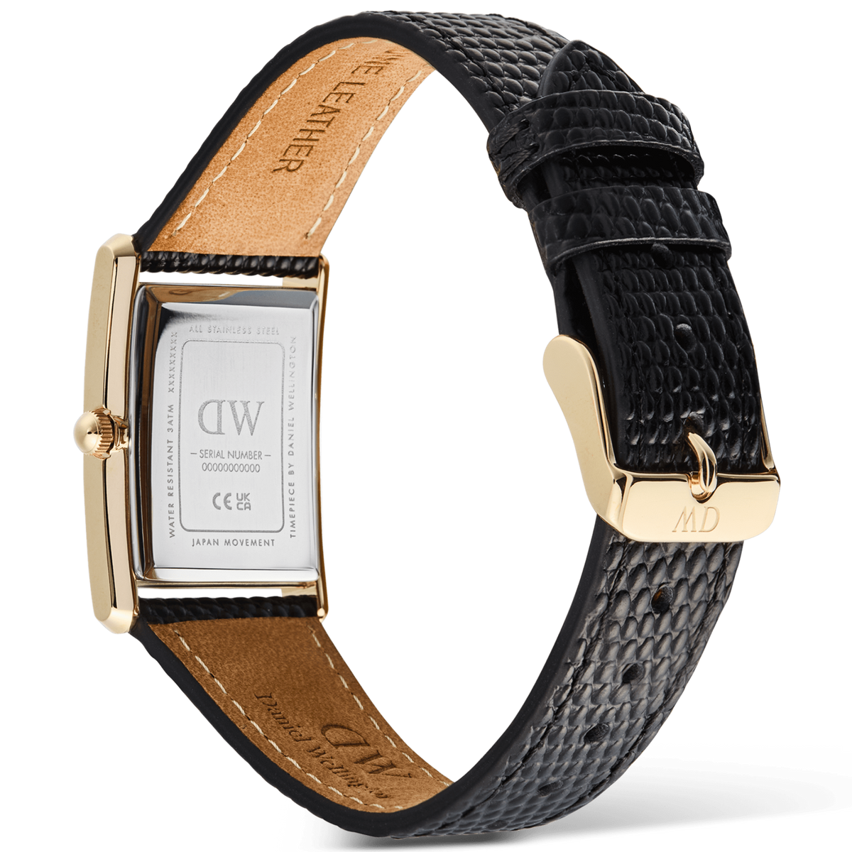 Ana Joalheiros - Relógios Daniel Wellington - Relógio Daniel Wellington Bound Black Lizard Guilloché Gold DW00100899 Fecho