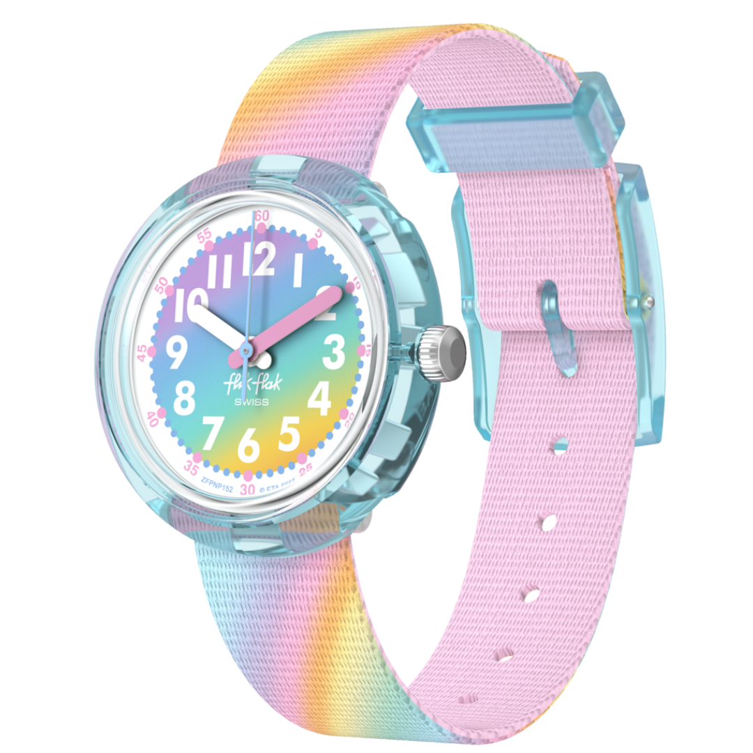Ana Joalheiros - Relógios para Crianças - Relógio Infantil Flik Flak Liquid Rainbow ZFPNP152