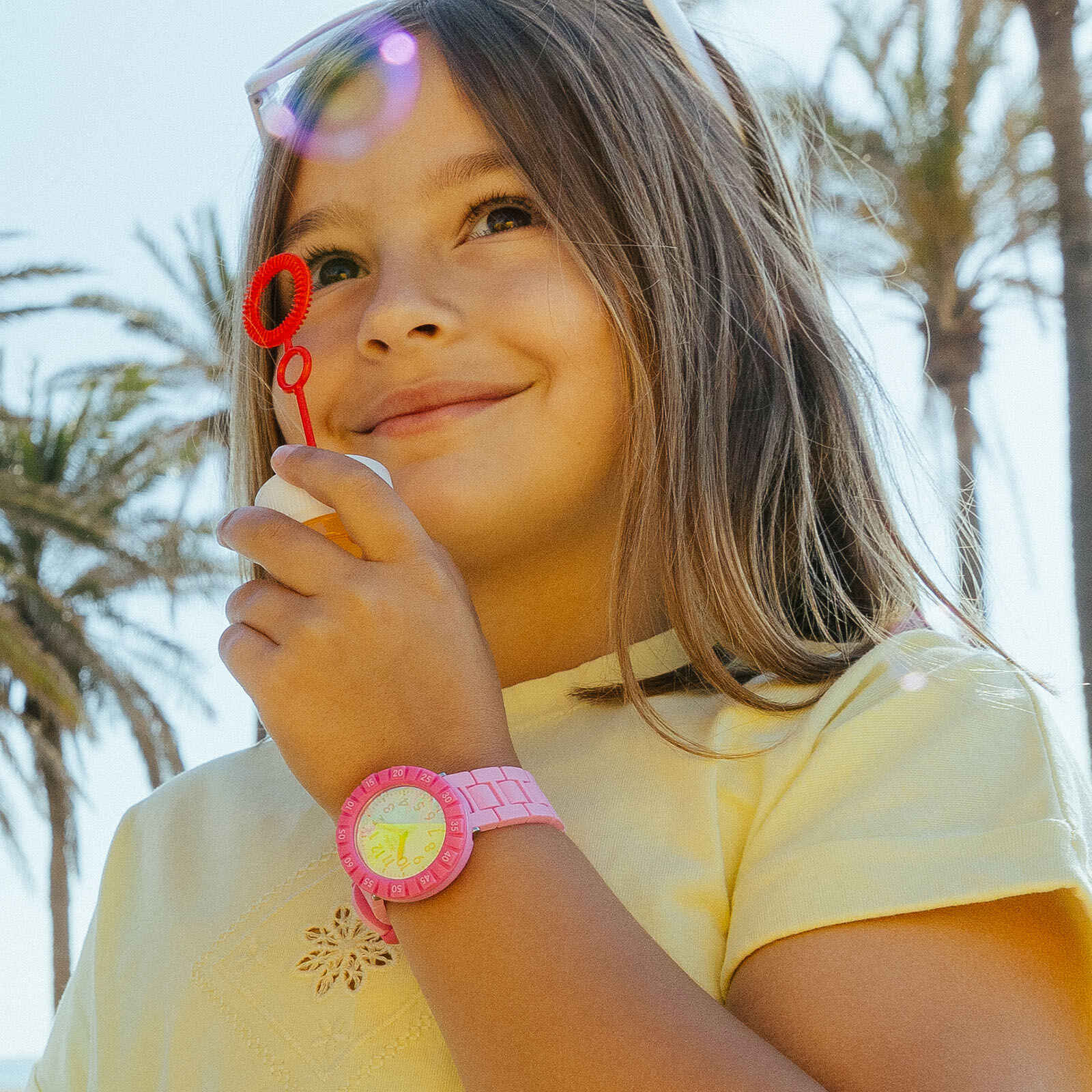 Ana Joalheiros - Relógios para Crianças - Relógio Infantil Flik Flak Pink Splash ZFCSP125 Pulso