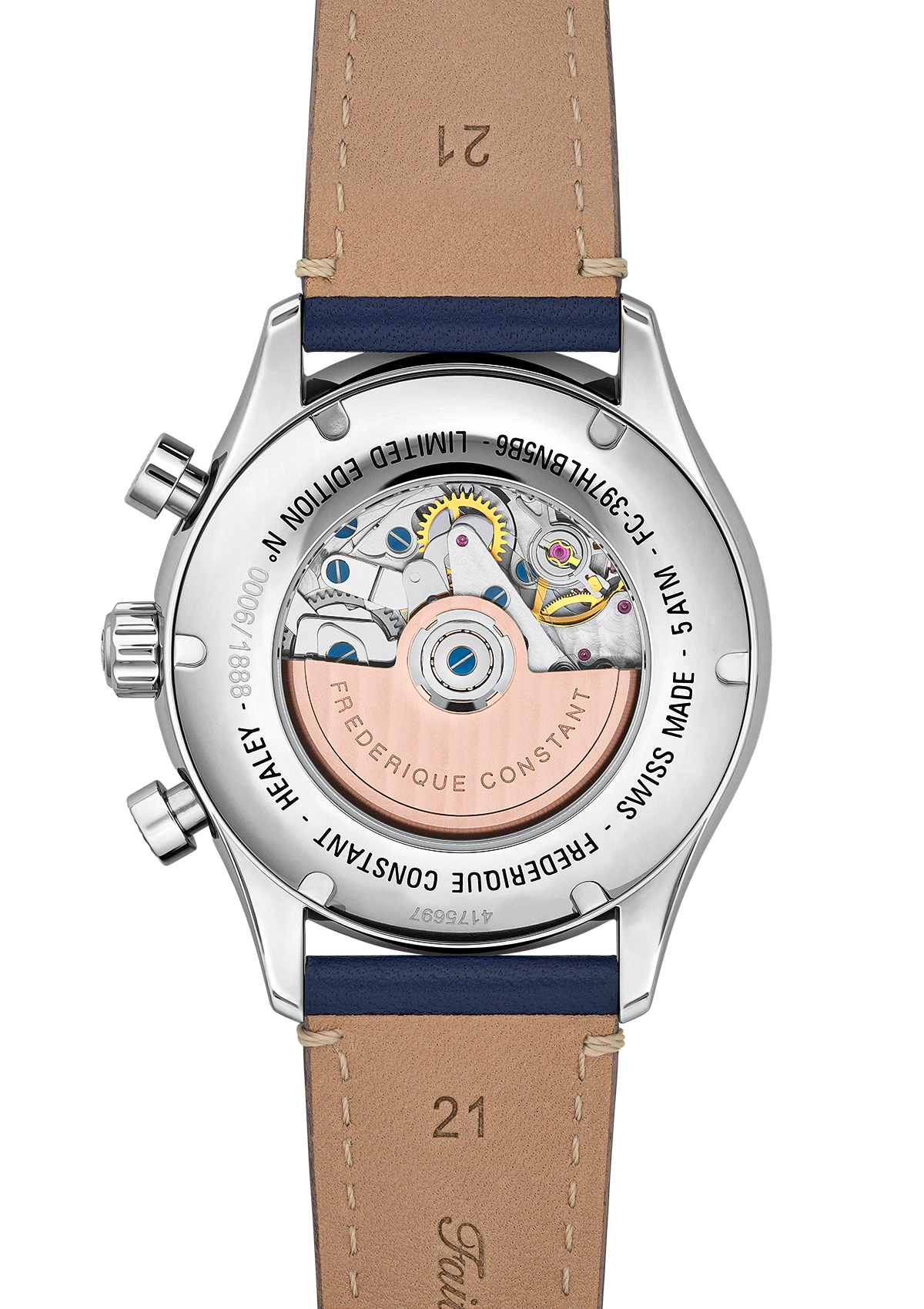 Ana Joalheiros - Relógios Frederique Constant  - Relógio para homem Frederique Constant Vintage Rally Healey FC397HLBN5B6 Caixa 
