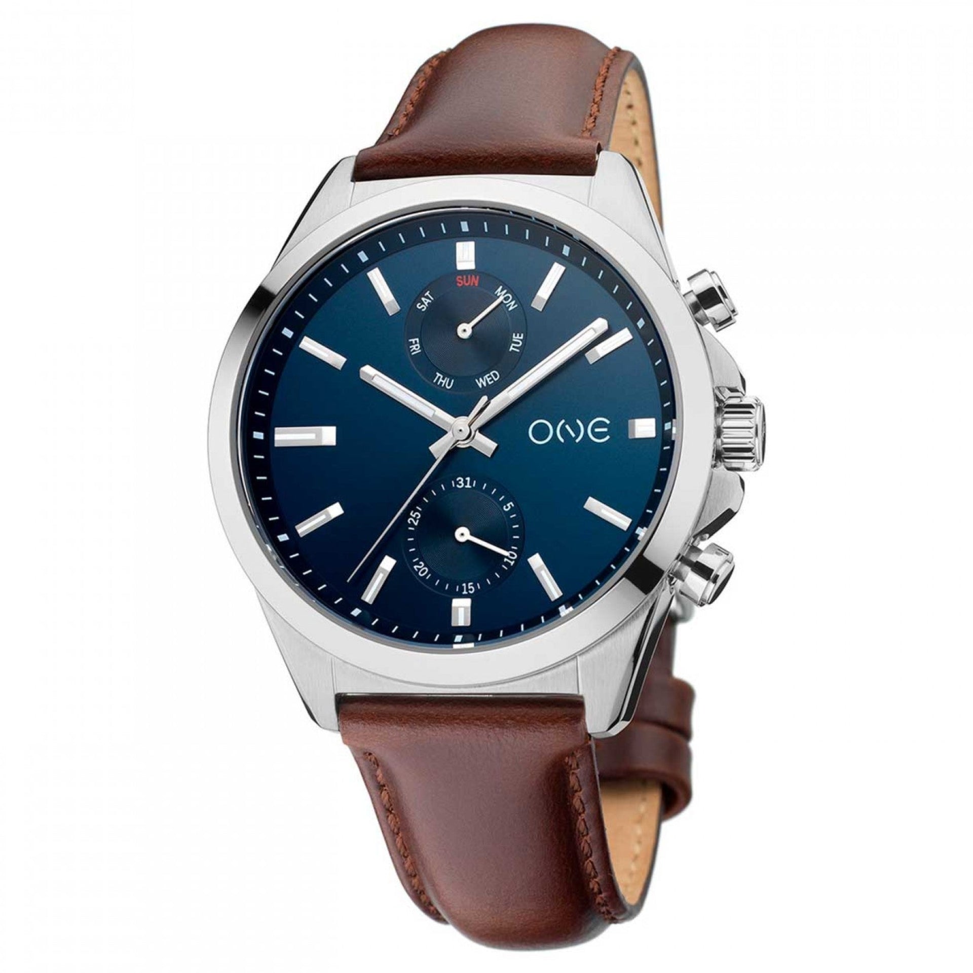 Ana Joalheiros - Relógios One - Relógio para homem One Homem Authentic Blue OG8357IC52B Castanho 
