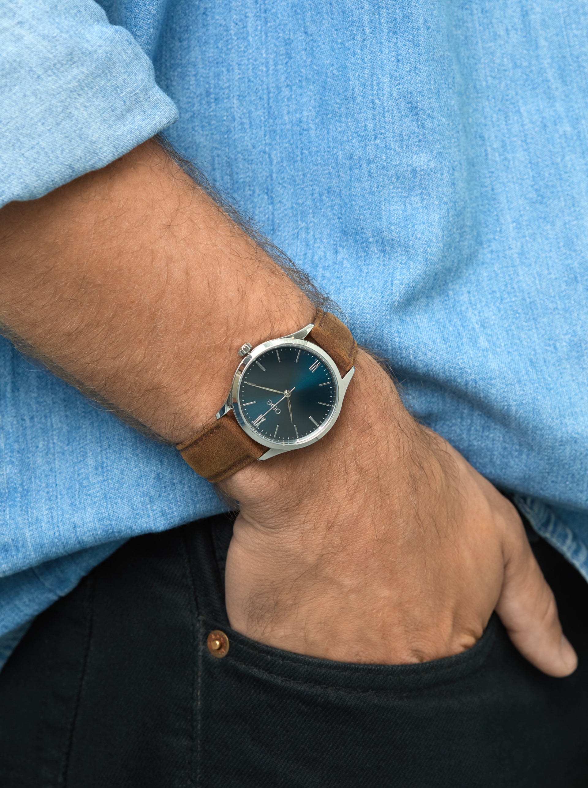 Ana Joalheiros - Relógios One - Relógio para homem One Homem Heritage Blue OG8298AC42B no Pulso