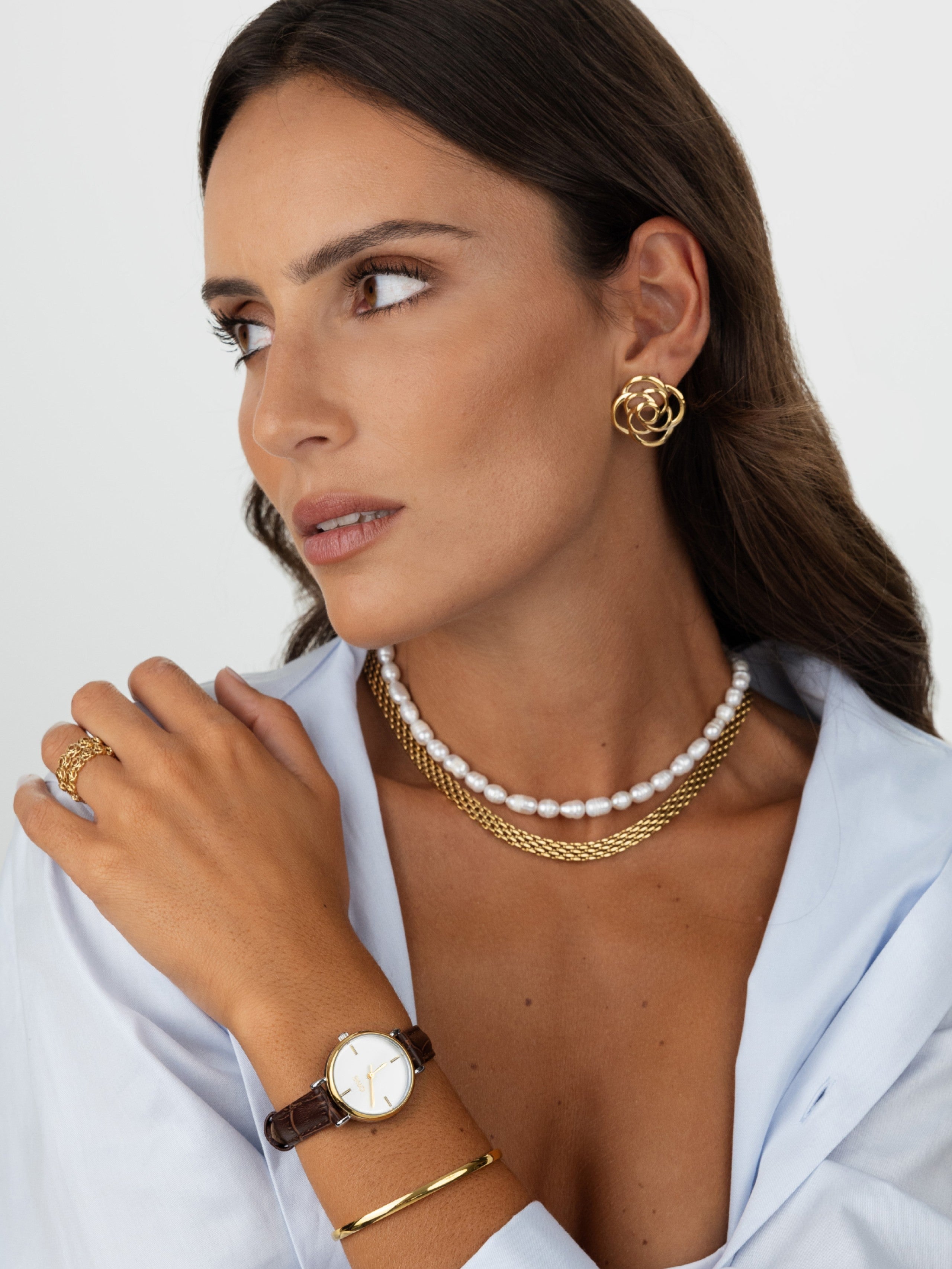 Ana Joalheiros - Relógios One - Relógio para mulher One  Senhora Iconic Bicolor OL8328IC52B Modelo Pulso