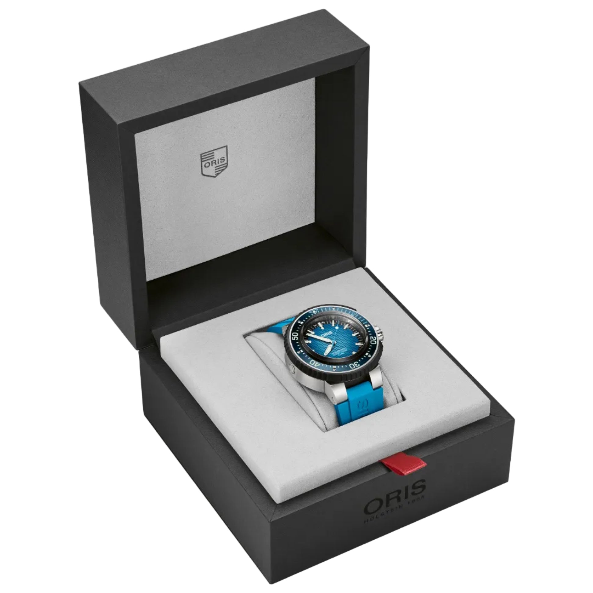 Ana Joalheiros - Relógios Oris - Relógio para homem Oris Aquis Pro 4000M OR400.7777.7155-SET Caixa relógio