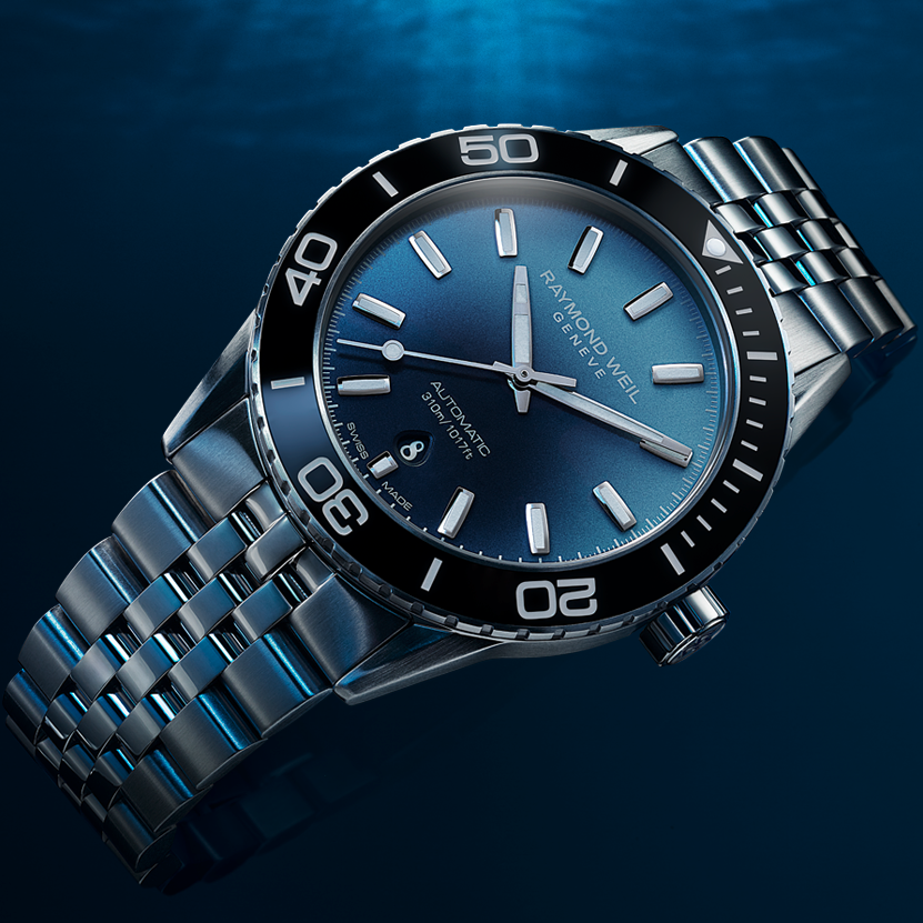 Ana Joalheiros - Relógios Raymond Weil - Relógio para homem Raymond Weil Freelancer 2760-ST1-GVA01 Lateral