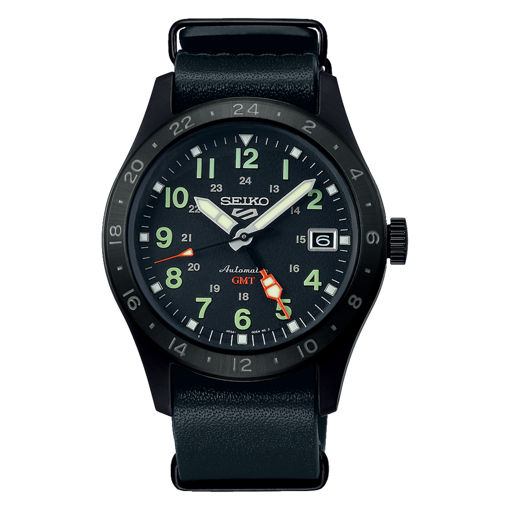 Ana Joalheiros - Relógios Seiko - Relógio para homem Seiko 5 Sports Field Street Style GMT SSK025K1