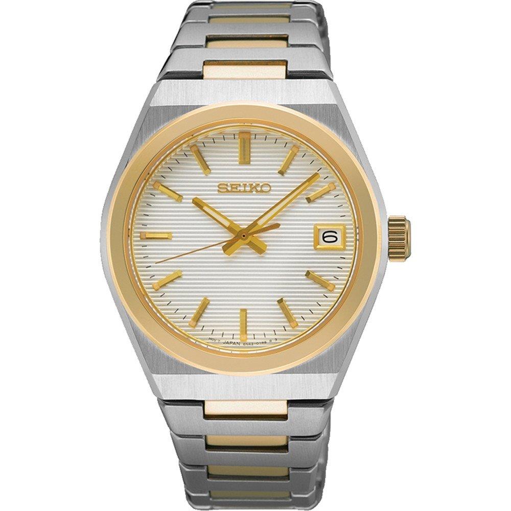 Ana Joalheiros - Relógios Seiko - Relógio para homem Seiko Essentials 34mm Bicolor SUR578P1