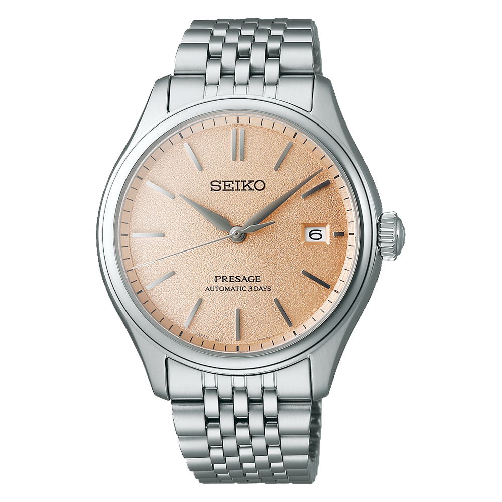 Ana Joalheiros - Relógios Seiko - Relógio para homem Seiko Presage Classic Series Rosa SPB467J1