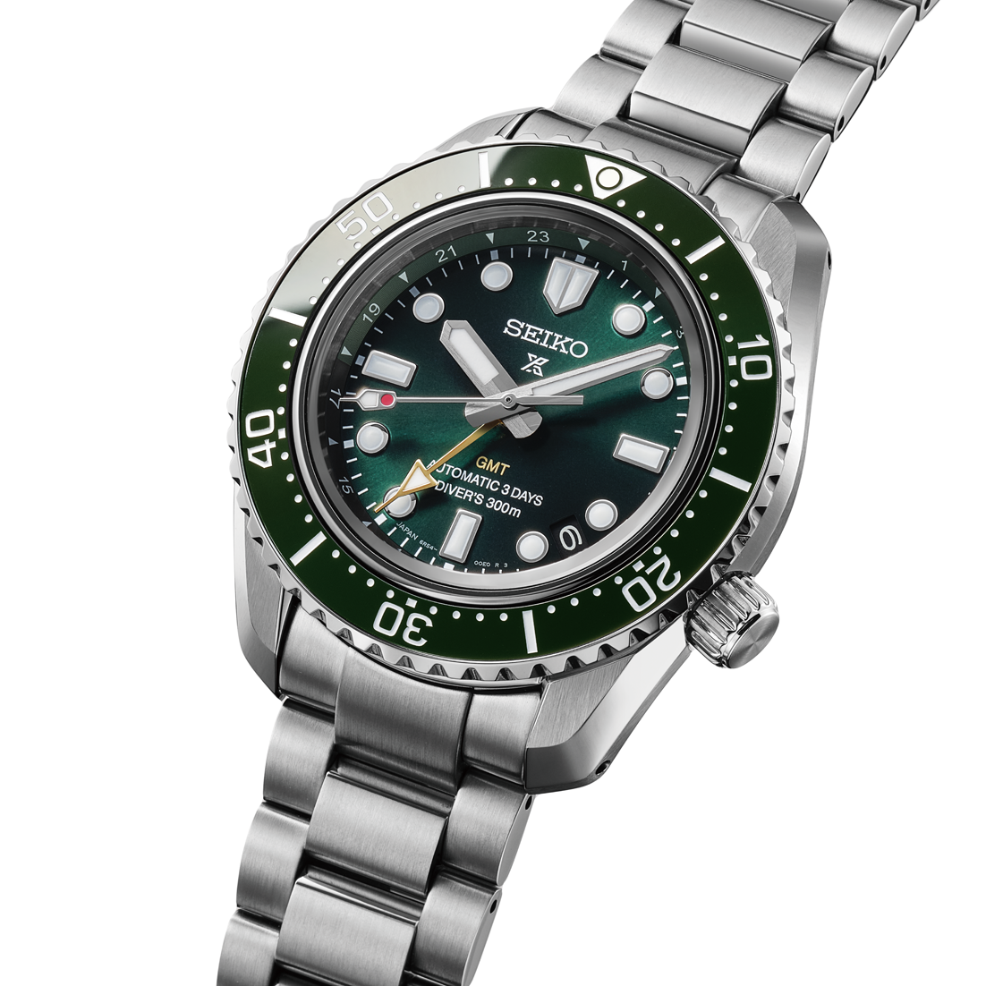 Ana Joalheiros - Relógios Seiko - Relógio para mulher Seiko Prospex Diver`s 1968 GMT 300m HBC001J1 Lateral