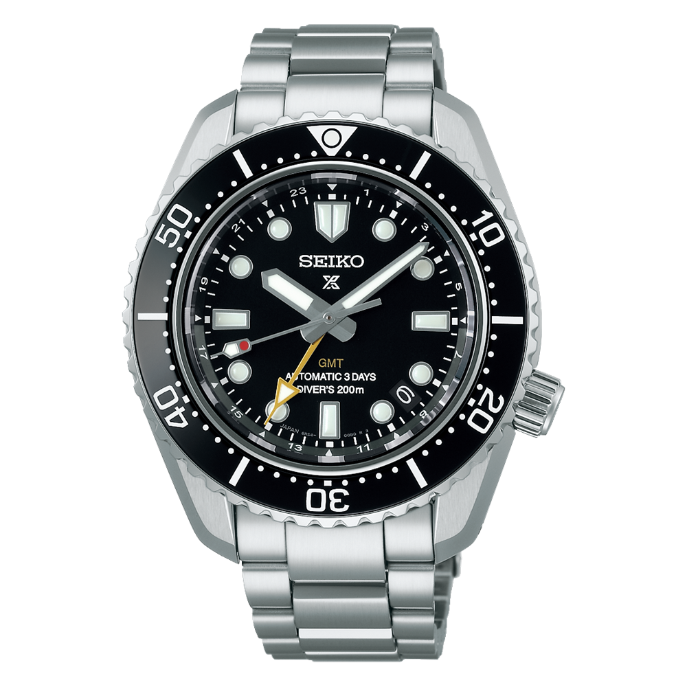 Ana Joalheiros - Relógios Seiko - Relógio para homem Seiko Prospex Reedição 1968 GMT 6R54 SPB383J1