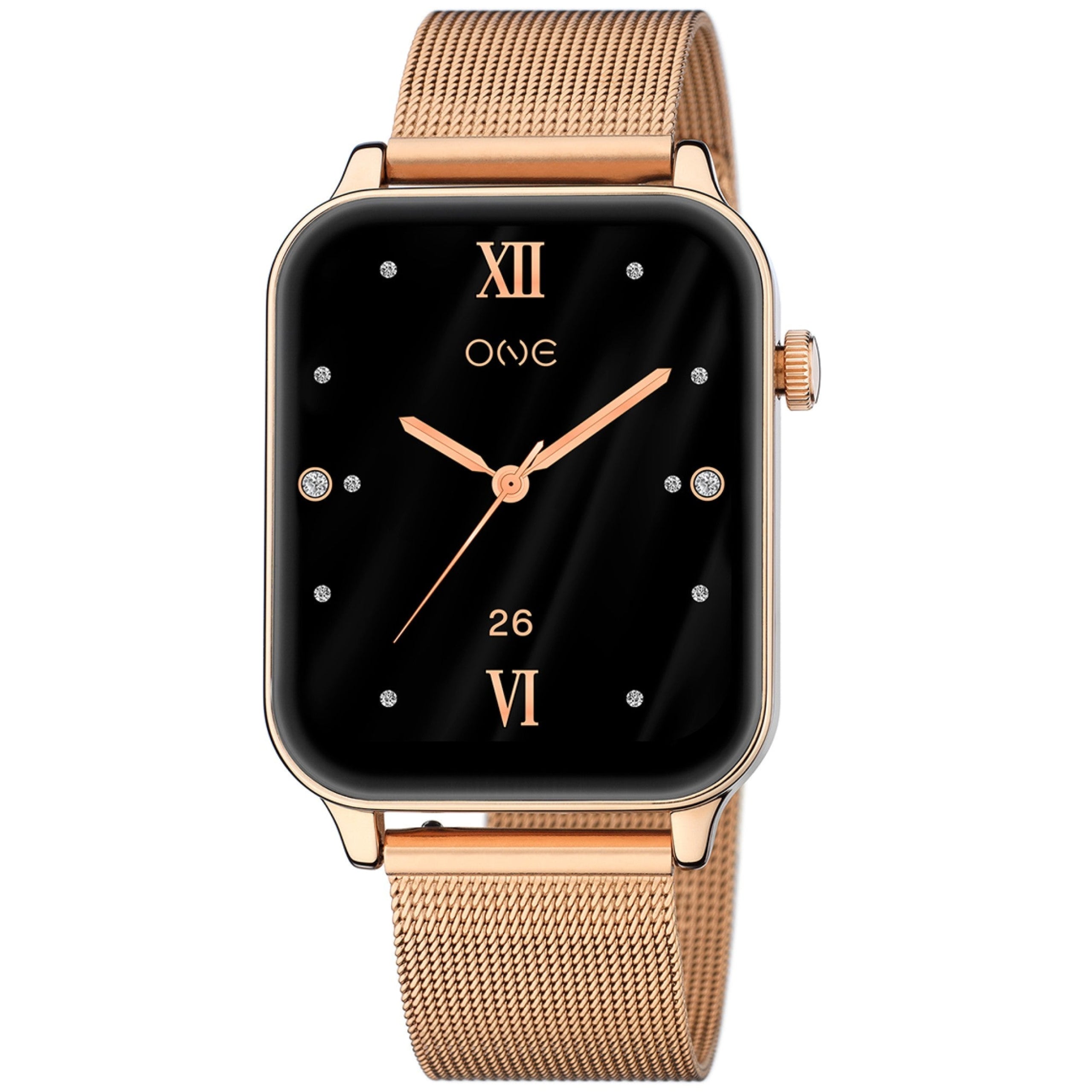 Ana Joalheiros - Relógios One - Relógio Smartwatch Mulher One Frame Rose Gold Mesh OSW4197RM61L