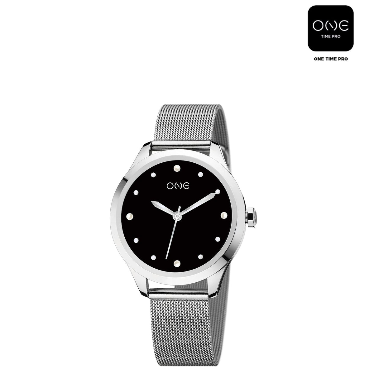 Ana Joalheiros - Relógios One - Relógio Smartwatch Mulher One Mini Silver Mesh OSW0025SM51D no aplicaçao