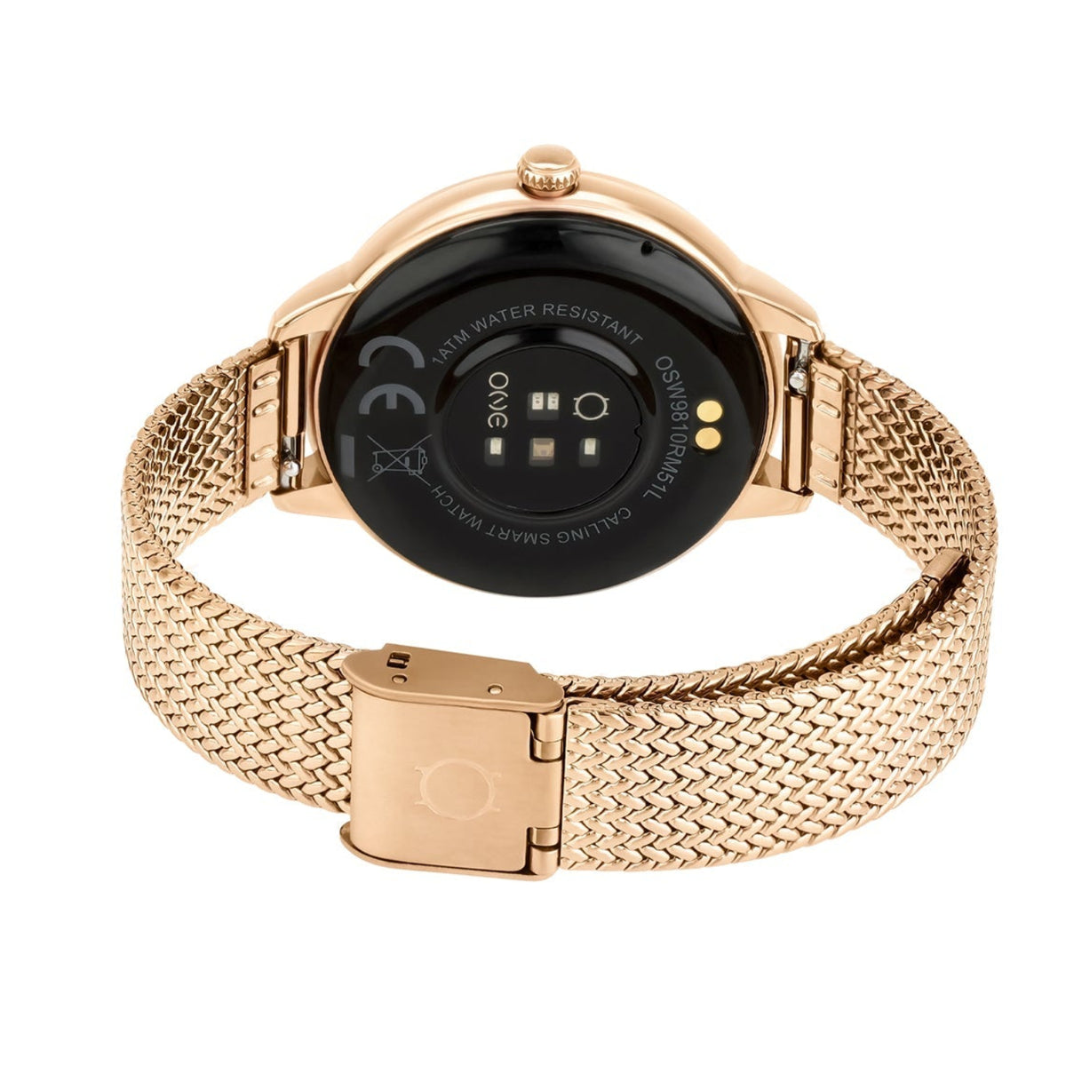 Ana Joalheiros - Relógios One - Relógio Smartwatch Mulher One Mini Spark Rose Gold Mesh OSW9810RM51L Caixa