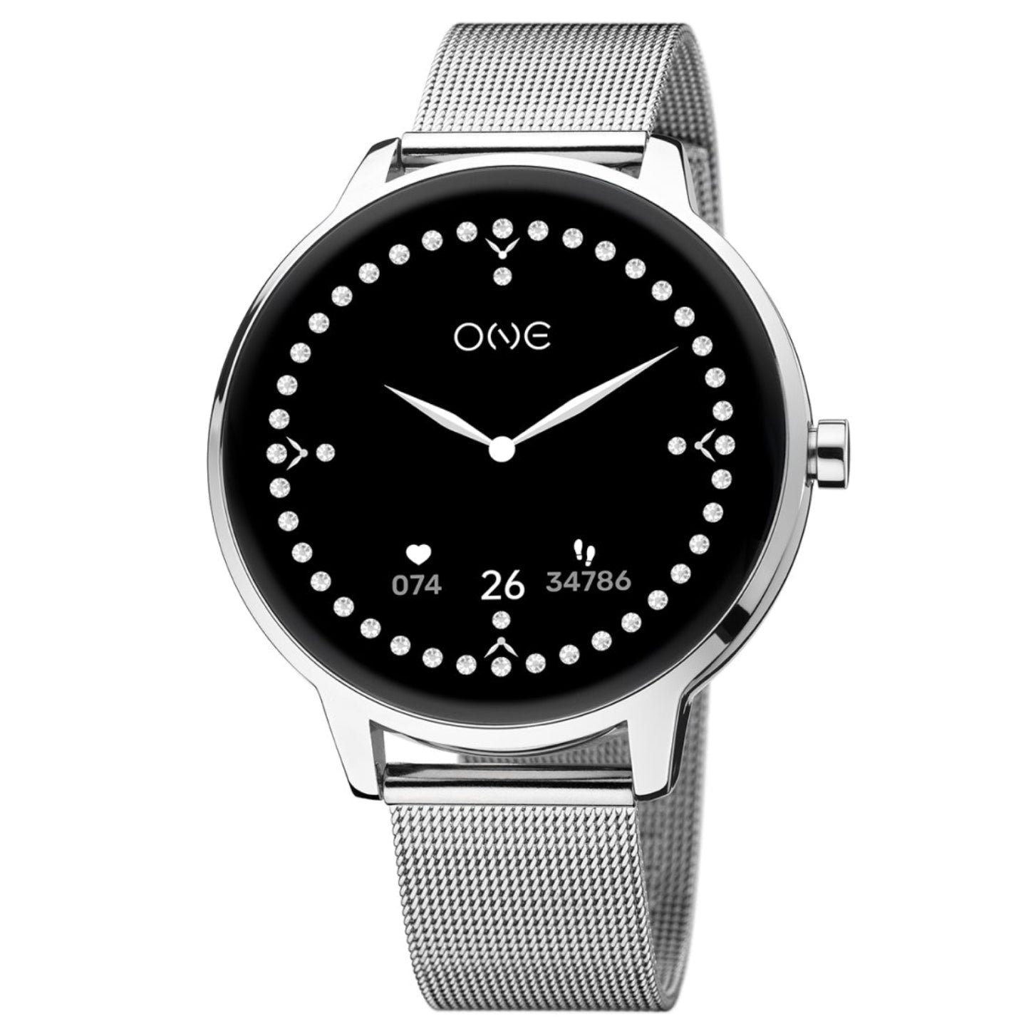 Ana Joalheiros - Relógios One - Relógio Smartwatch Mulher One QueenCall Silver Mesh OSW0027SM32D