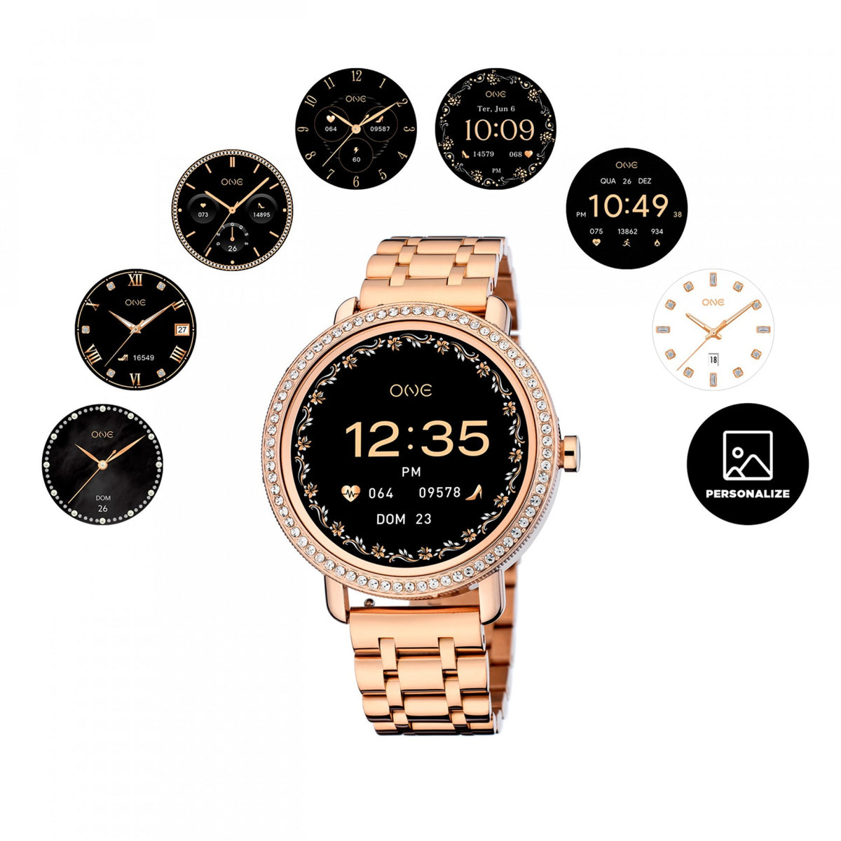 Ana Joalheiros - Relógios One - Relógio Smartwatch Mulher One Senhora Mini Spark Rose Gold
OSW9859RR52L