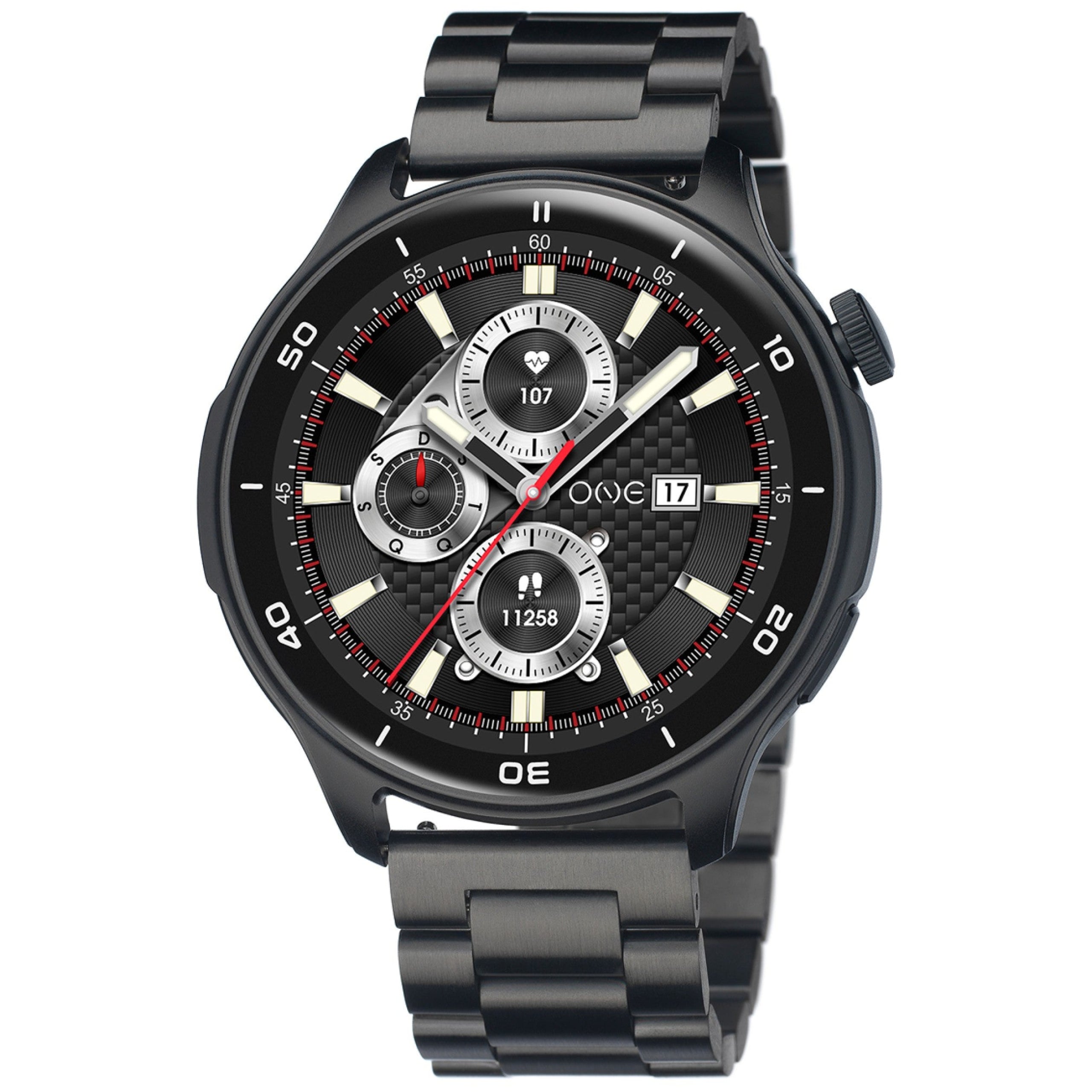 Ana Joalheiros - Relógios One - Relógio Smartwatch Homem One Smartwatch One Men Explorer GPS Black Links OSW9822BL51L