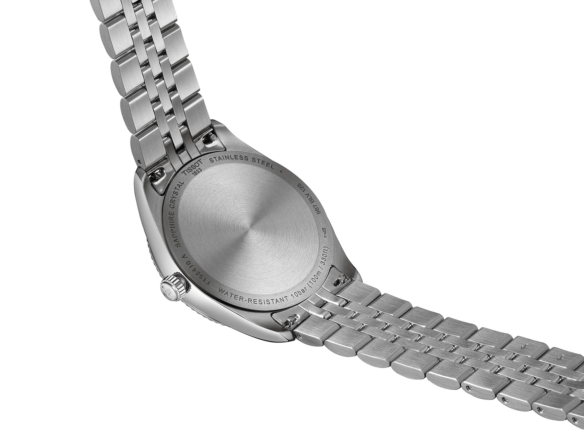 Ana Joalheiros - Relógios Tissot - Relógio para homem Tissot Ballade T156.410.11.091.00 Caixa Lateral