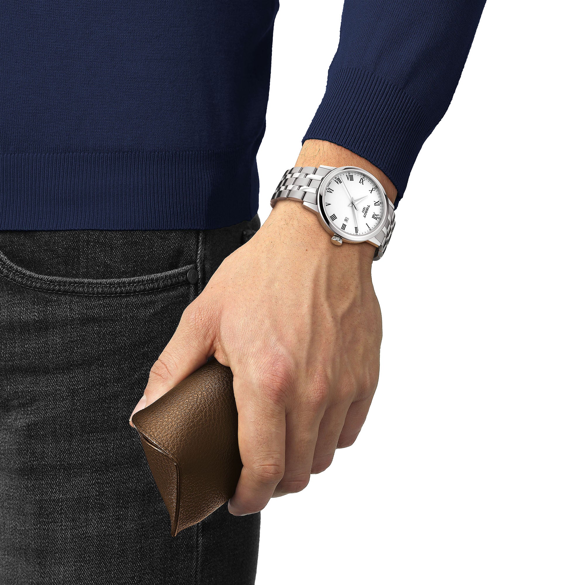 Ana Joalheiros - Relógios Tissot - Relógio para homem Tissot Classic Dream T129.410.11.013.00  no Pulso