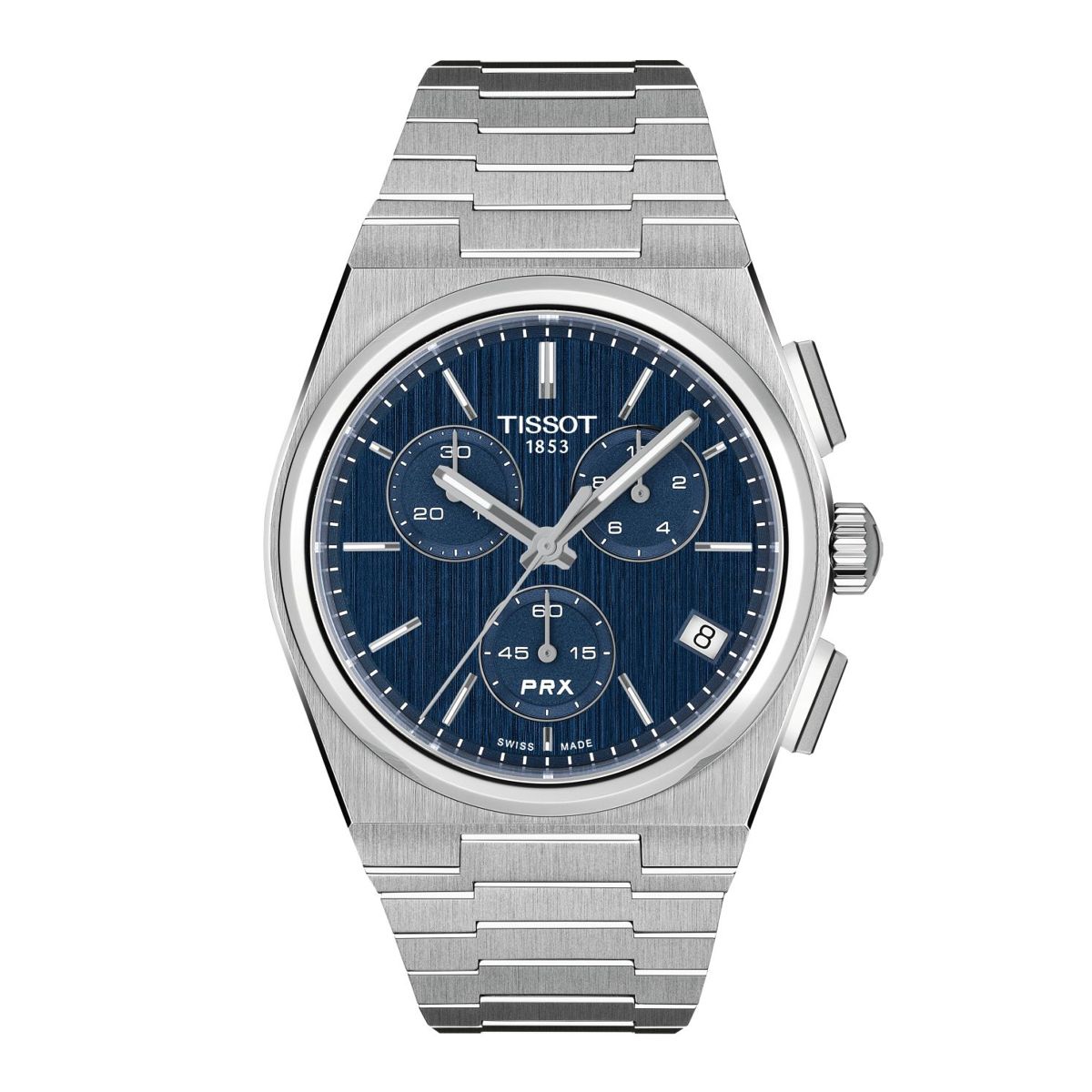 Ana Joalheiros - Relógios Tissot - Relógio Tissot PRX Chrono Azul T137.417.11.041.00