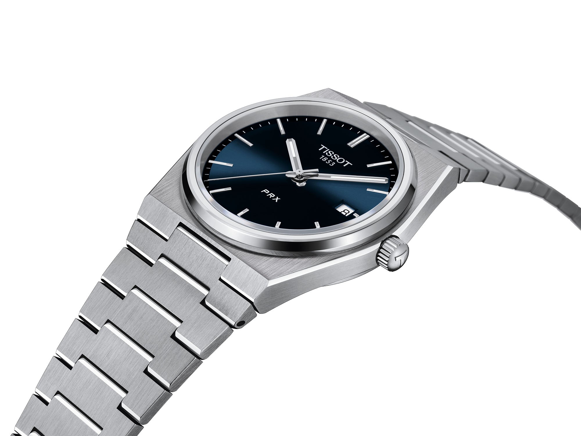Ana Joalheiros - Relógios Tissot - Relógio para mulher Tissot PRX T137.410.11.041.00 Lateral