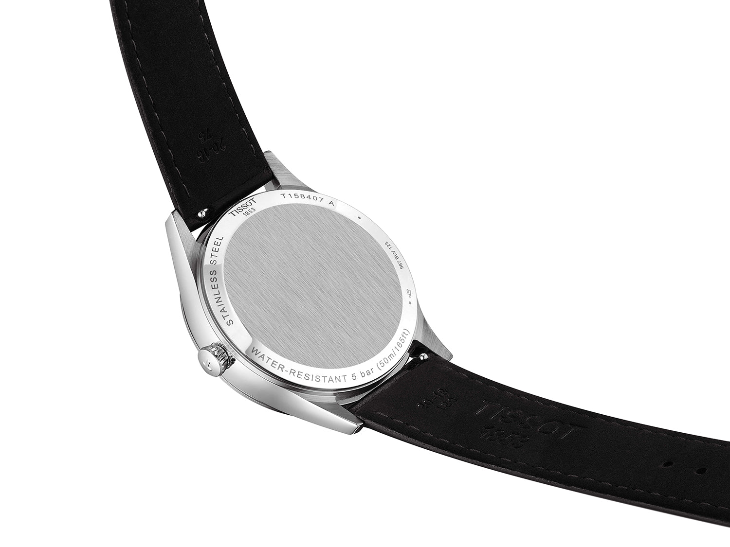 Ana Joalheiros - Relógios Tissot - Relógio para homem Tissot Powermatic 80 T158.407.16.041.00Lateral Preto