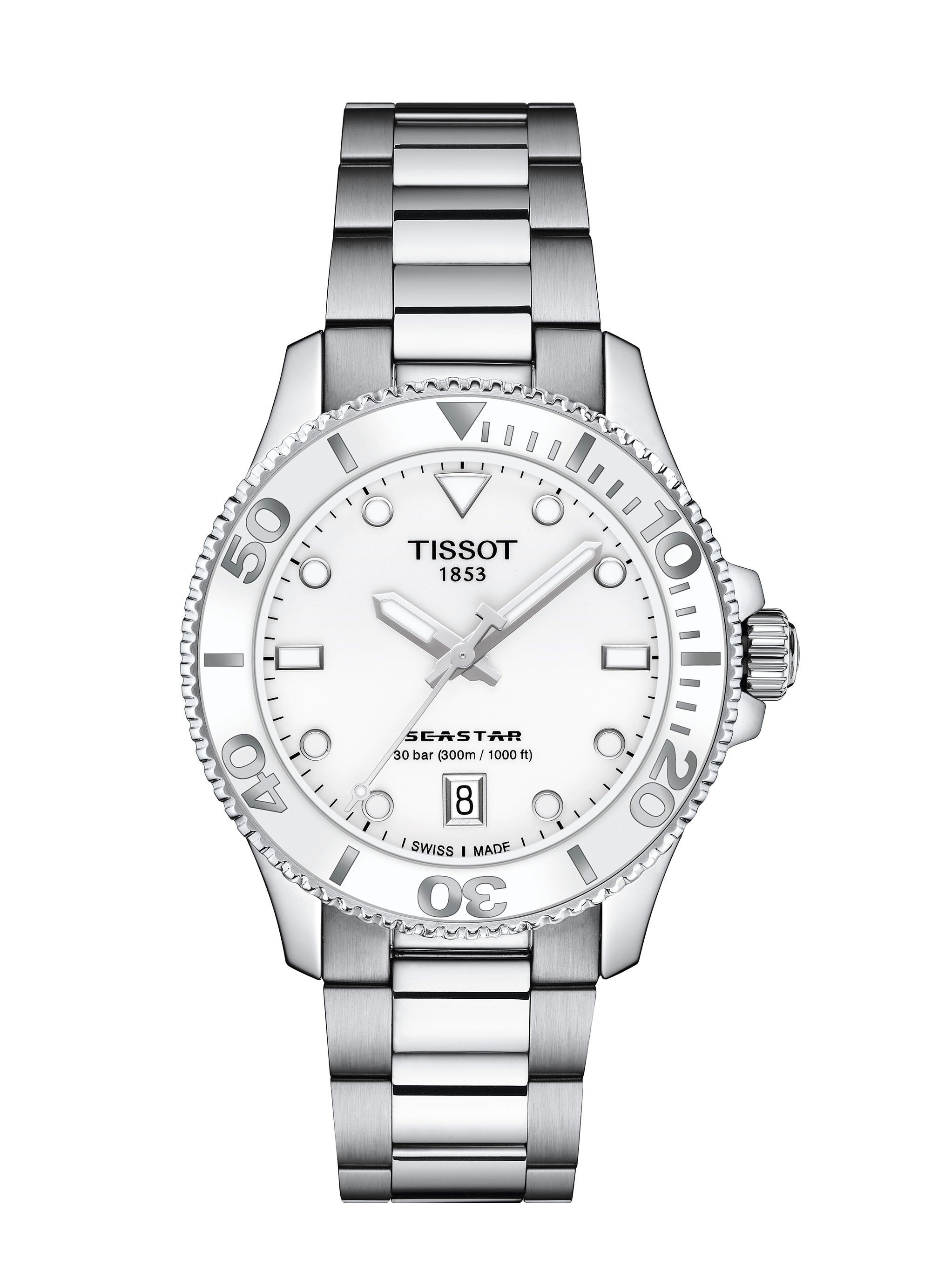 Ana Joalheiros - Relógios Tissot - Relógio para mulher TissotSeaStar 1000 T120.210.11.011.00