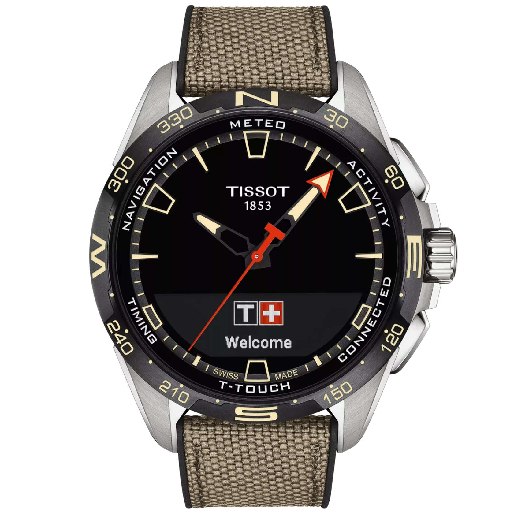 Ana Joalheiros - Relógios Tissot - Relógio para homem Tissot  T-Touch Connect Solar T121.420.47.051.07
