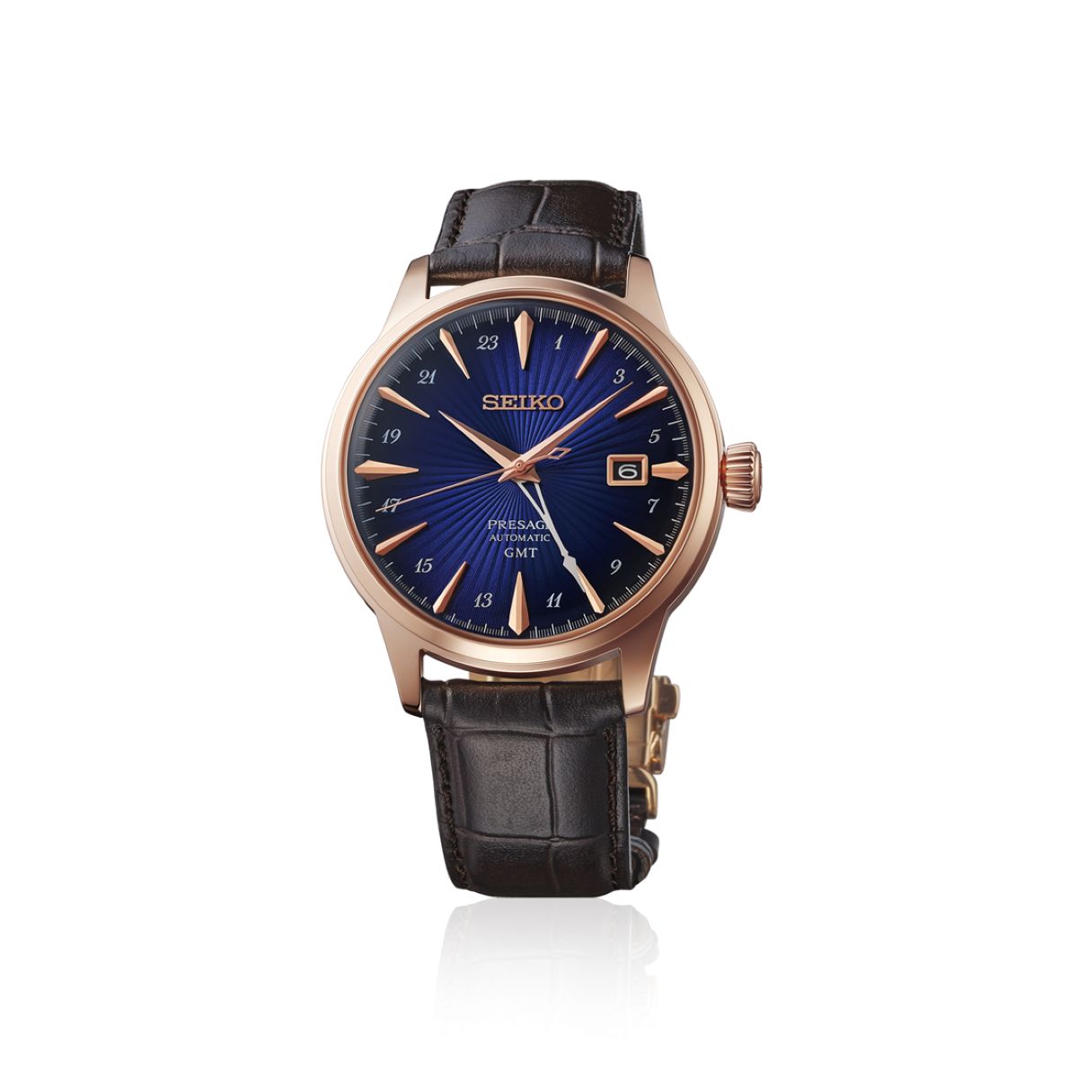 Relógio Seiko Presage Cocktail Time GMT Corcovado