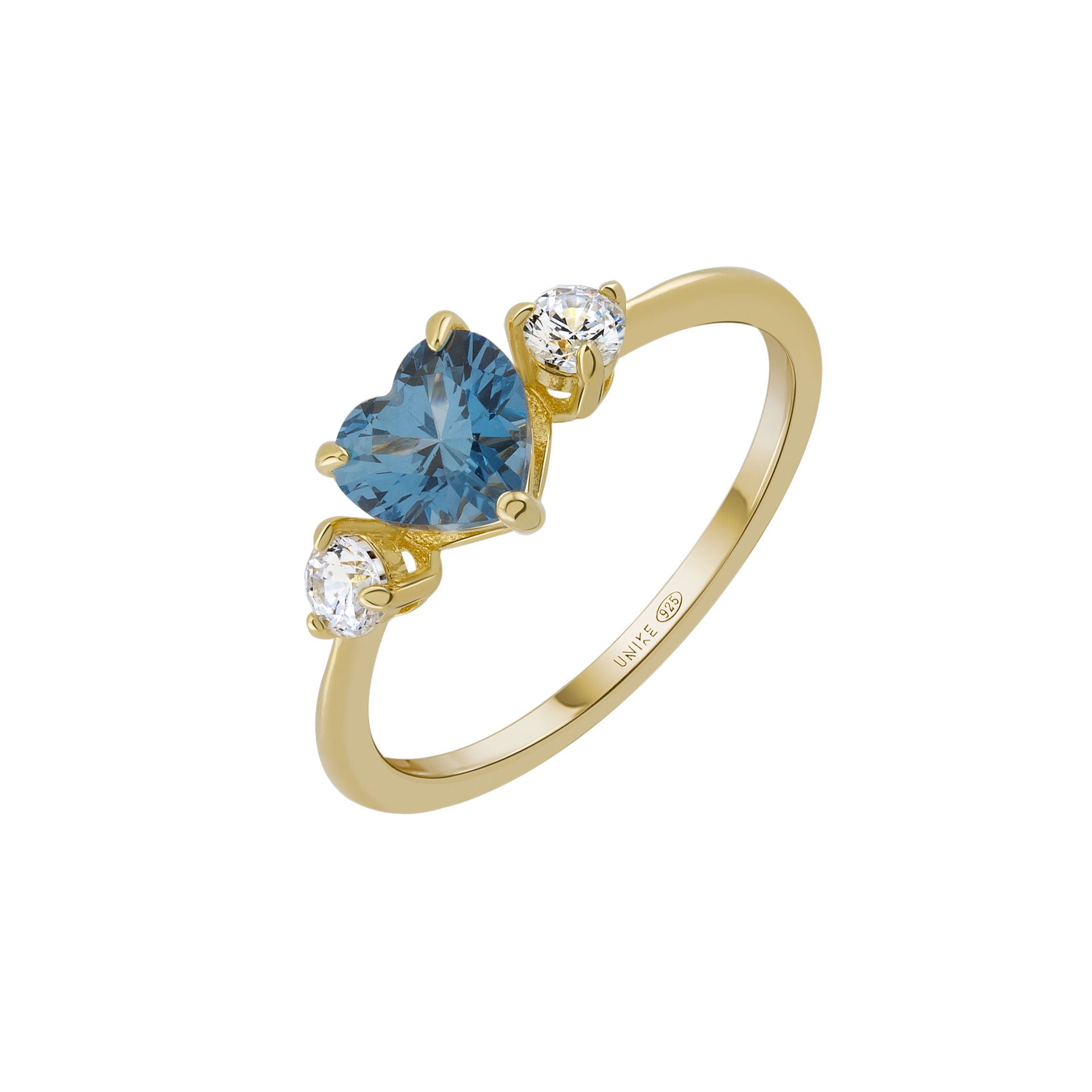 ANEL UNIKE BLUE HEART GOLD 12