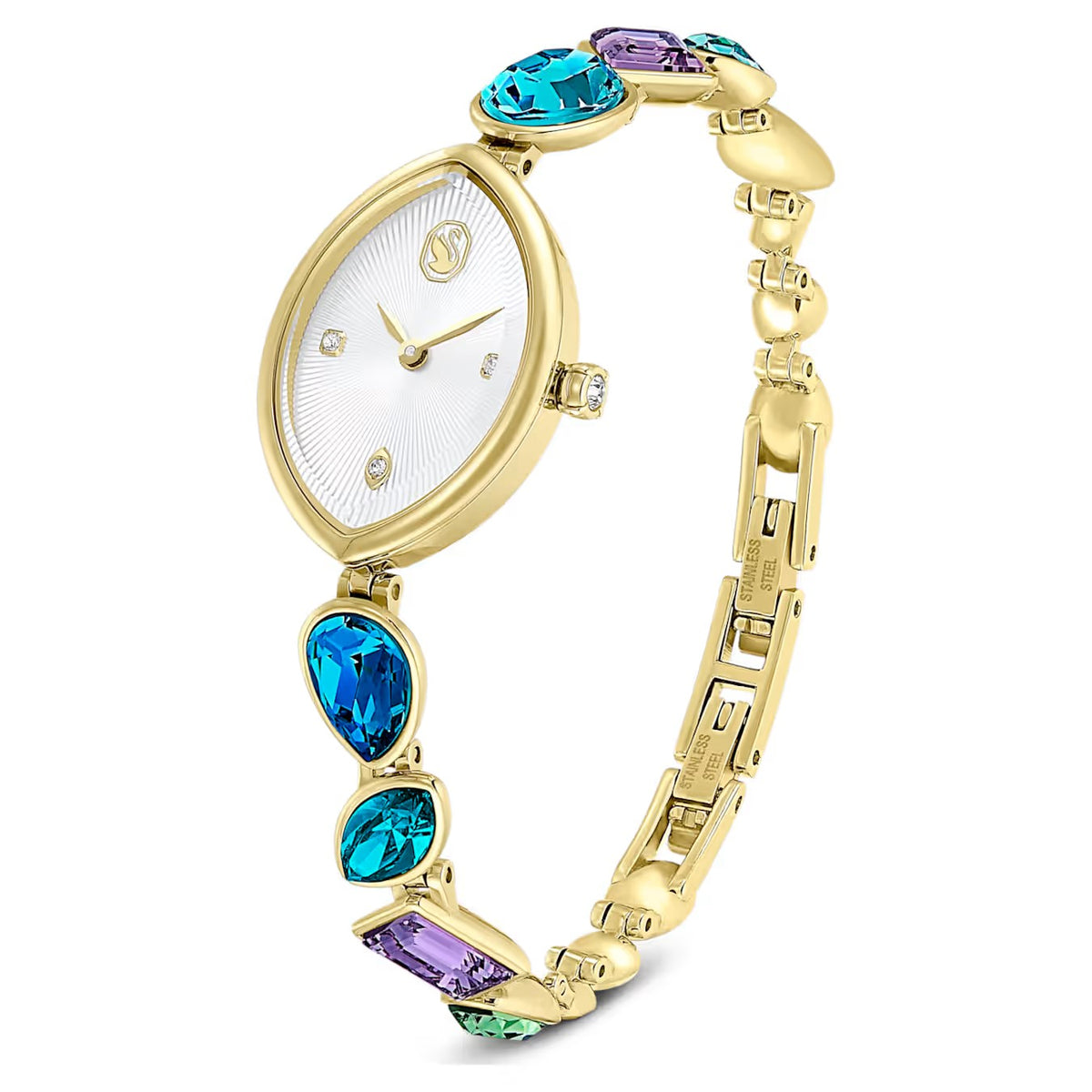 Relógio Swarovski Gema Dourado