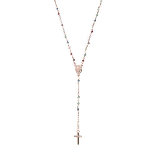 Classic Rosary with Pastel Multicolor Crystals - Ana Joalheiros