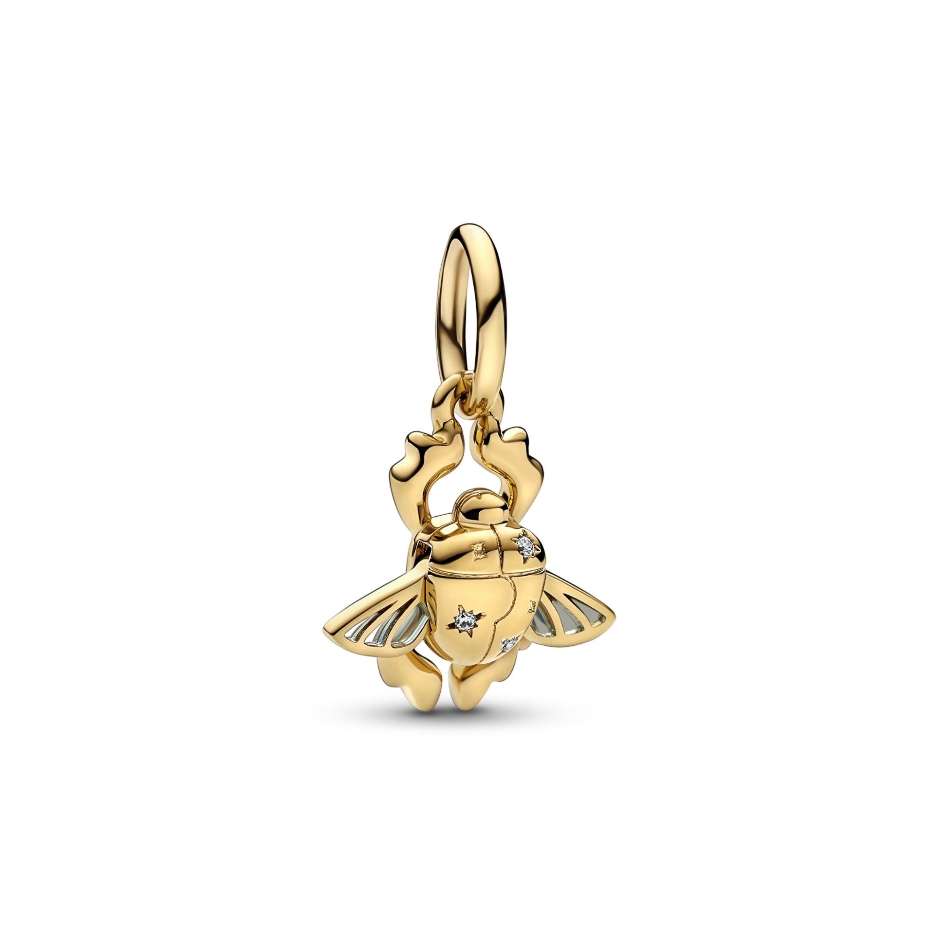 Charm Pandora Disney Aladdin Beetle 14K Gold-Plated - Ana Joalheiros