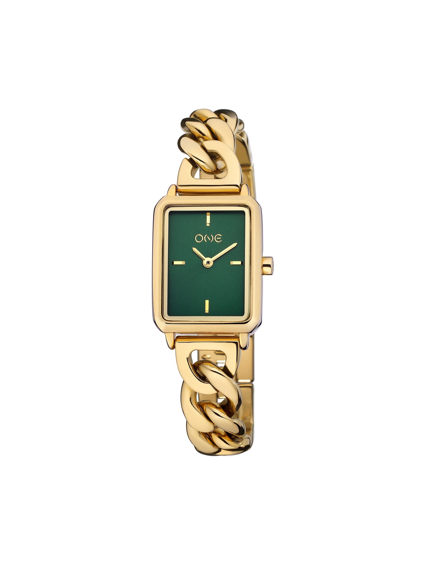 Relógio One Senhora Mini Dare Gold Green Dial