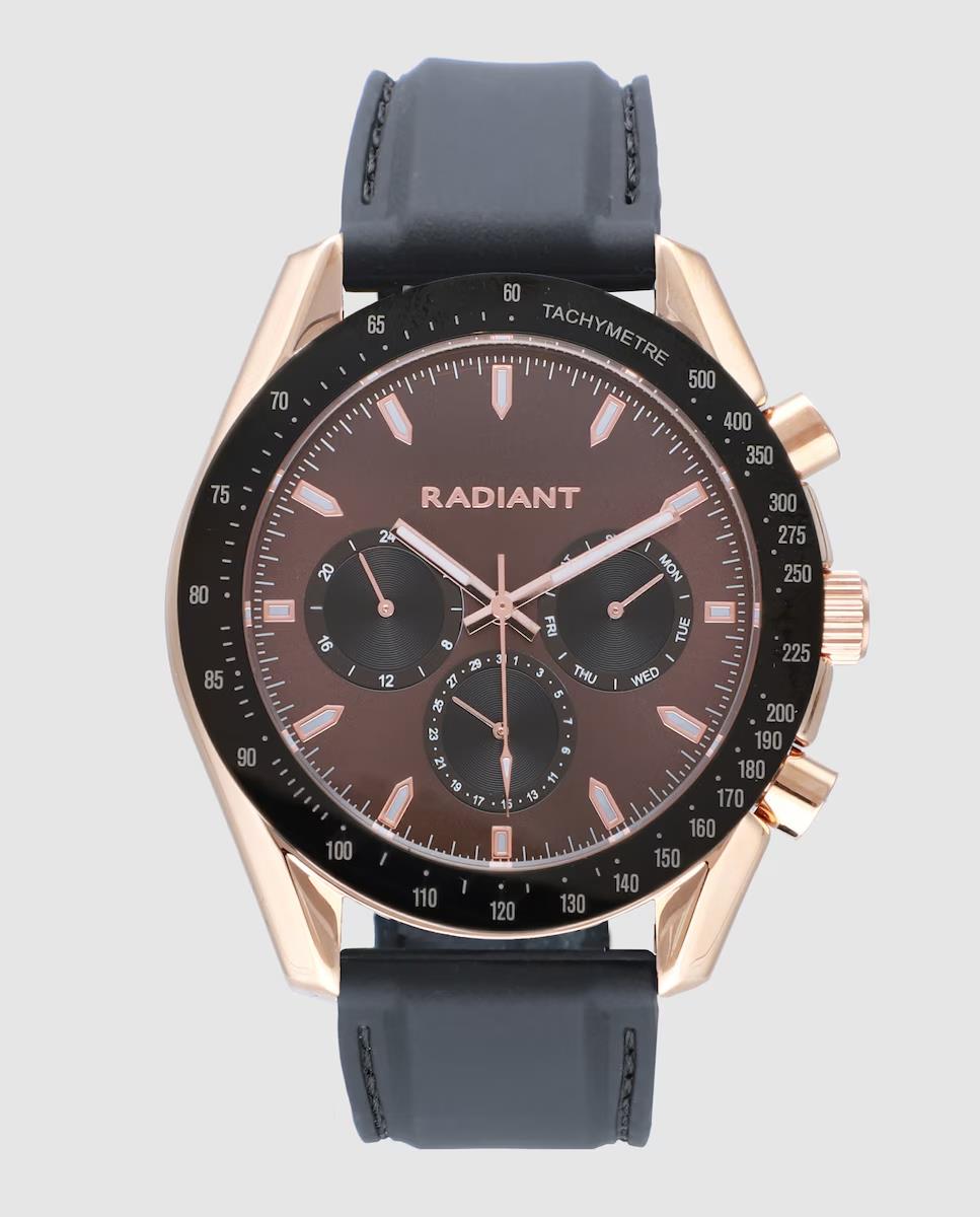 Relógio Radiant Homem Marlon Silicone S Choco