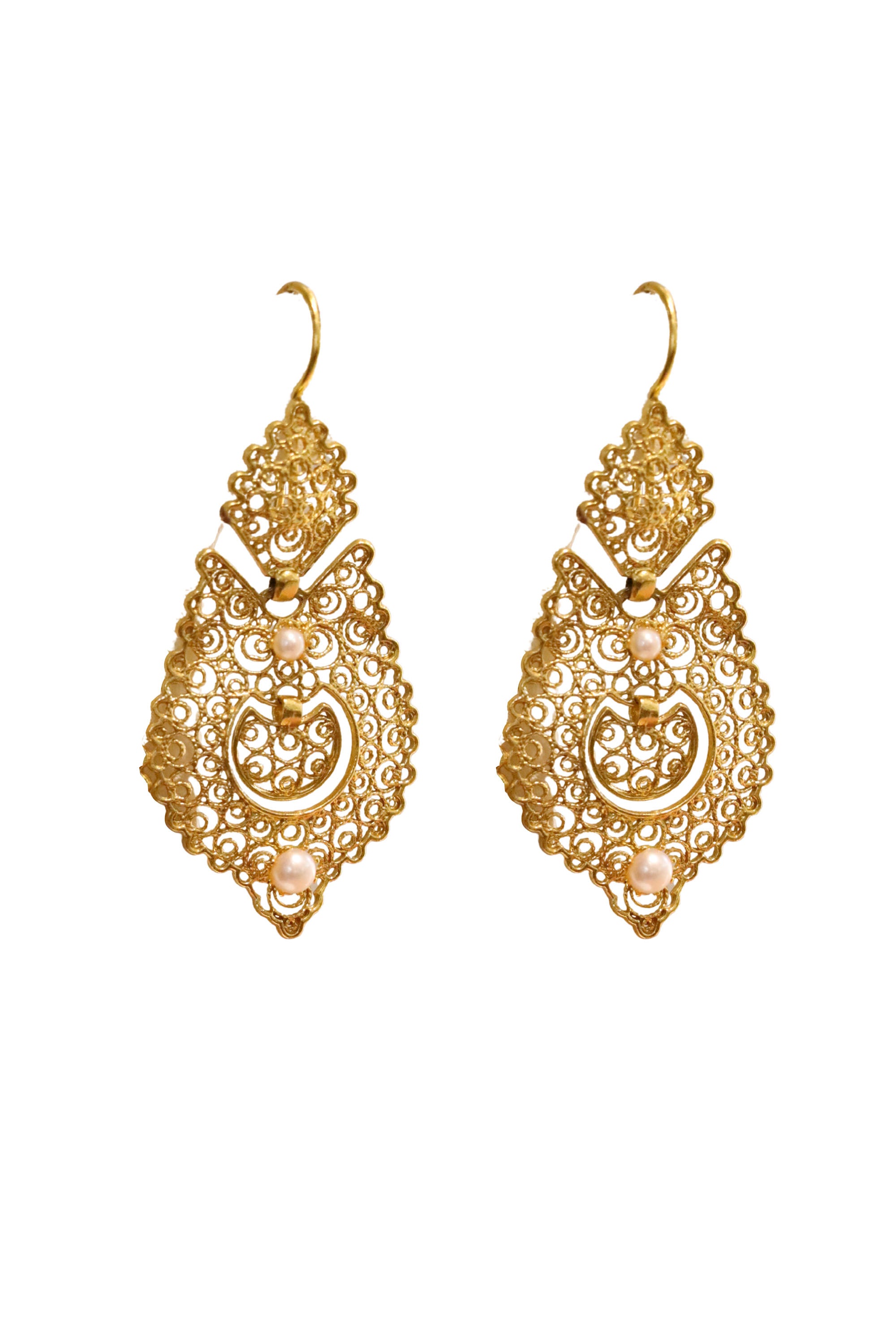 Brincos de Filigrana Ana Joalheiros Coração