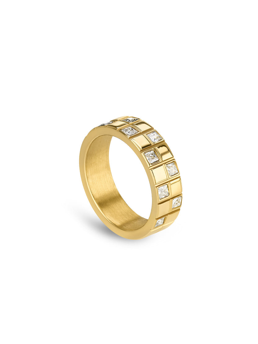 Anel One Senhora Chess Crystal