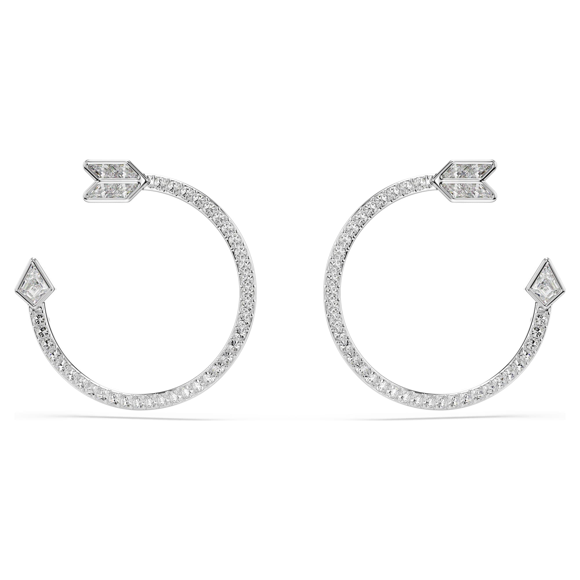 Brincos Argolas Swarovski Idyllia