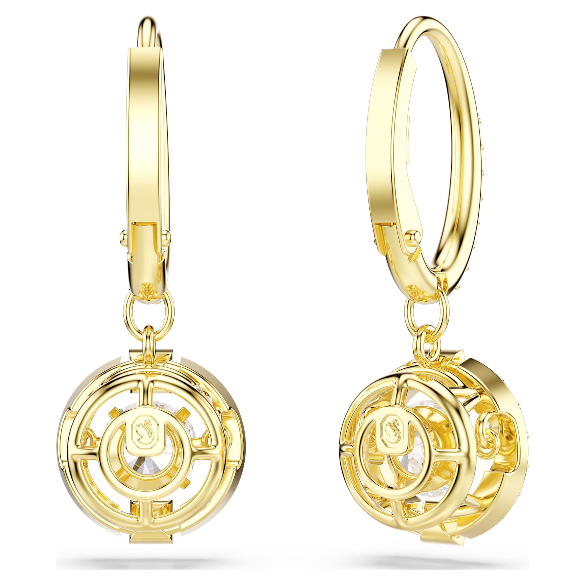 Brincos Swarovski white