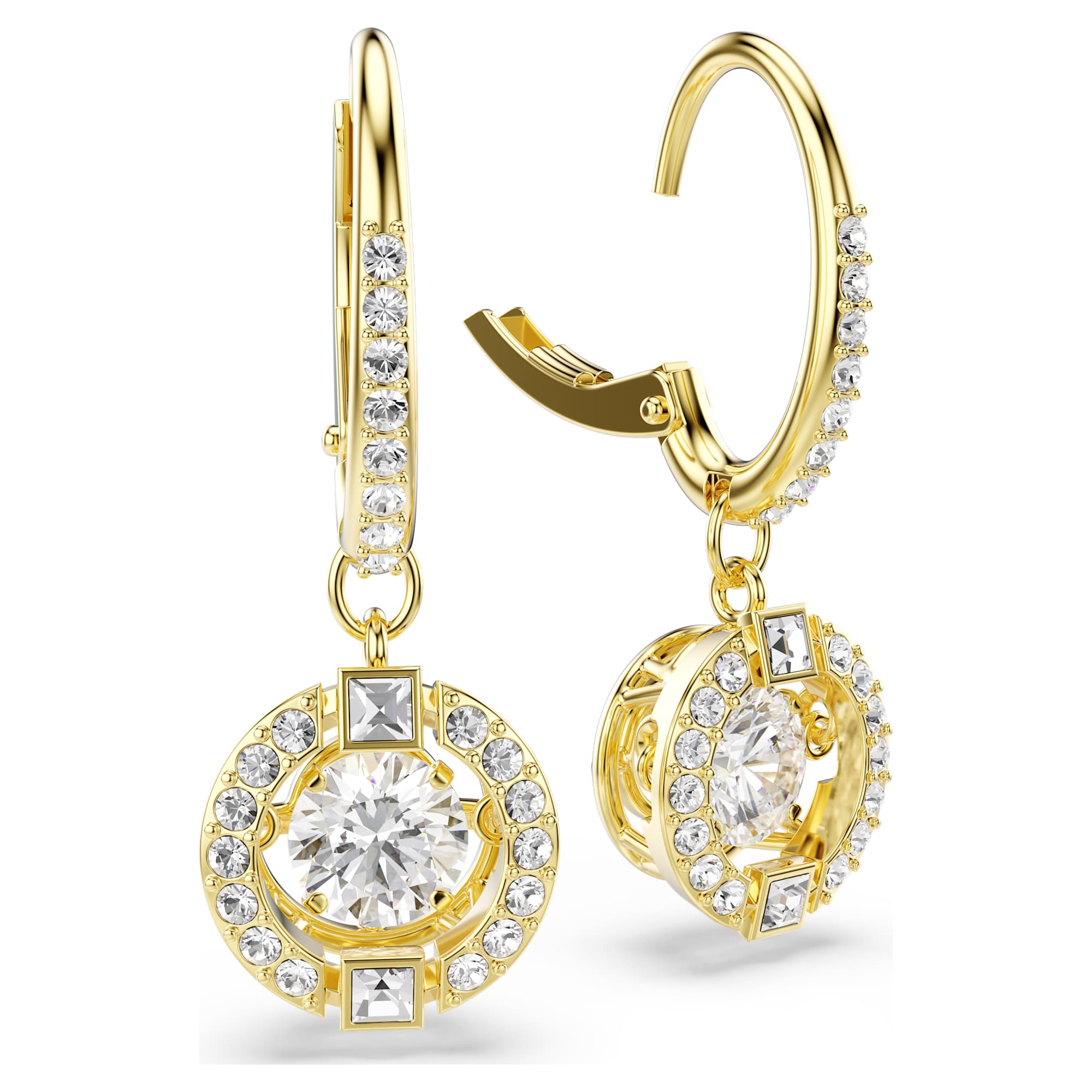 Brincos Swarovski white