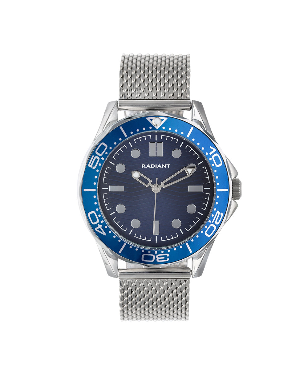 Relógio Radiant Homem Chris Azul Bracelete Prate