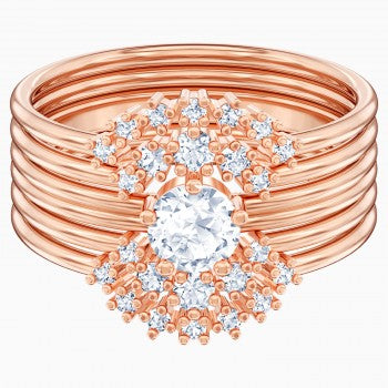 Anel Swarovski Moonsun Conjunto