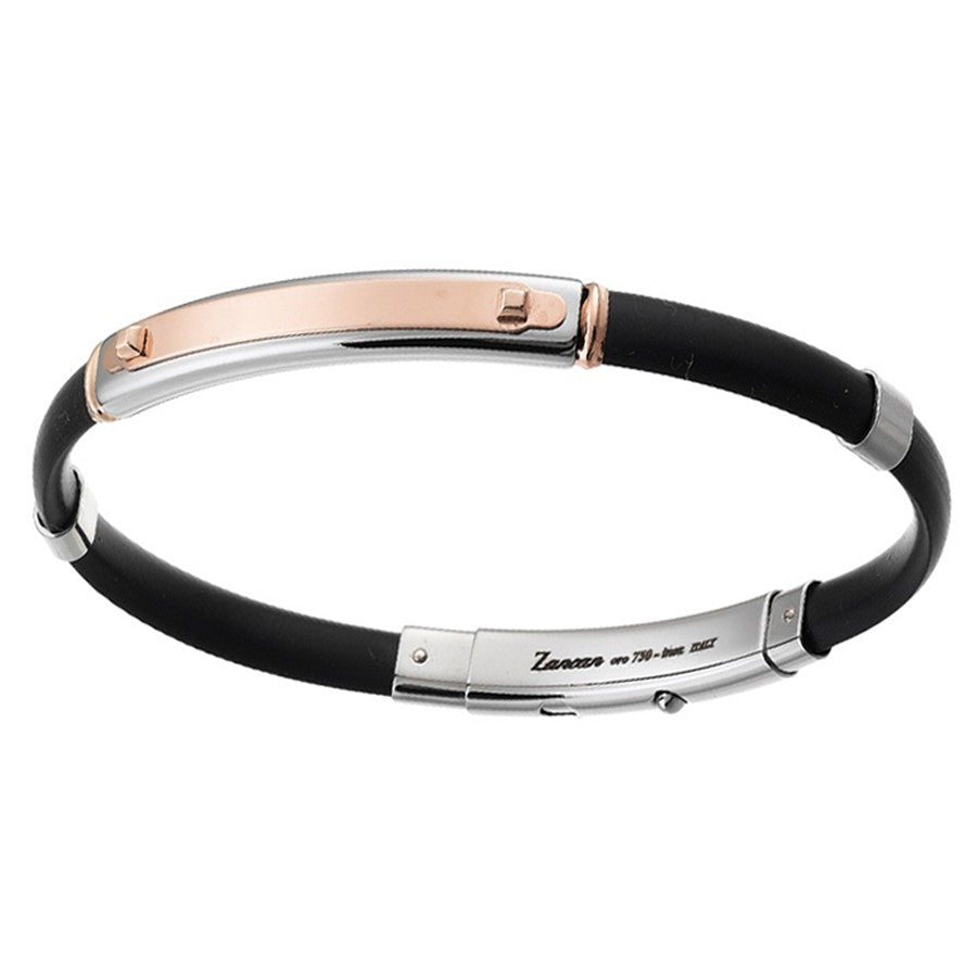 Pulseira Zancan Cabedal com chapa