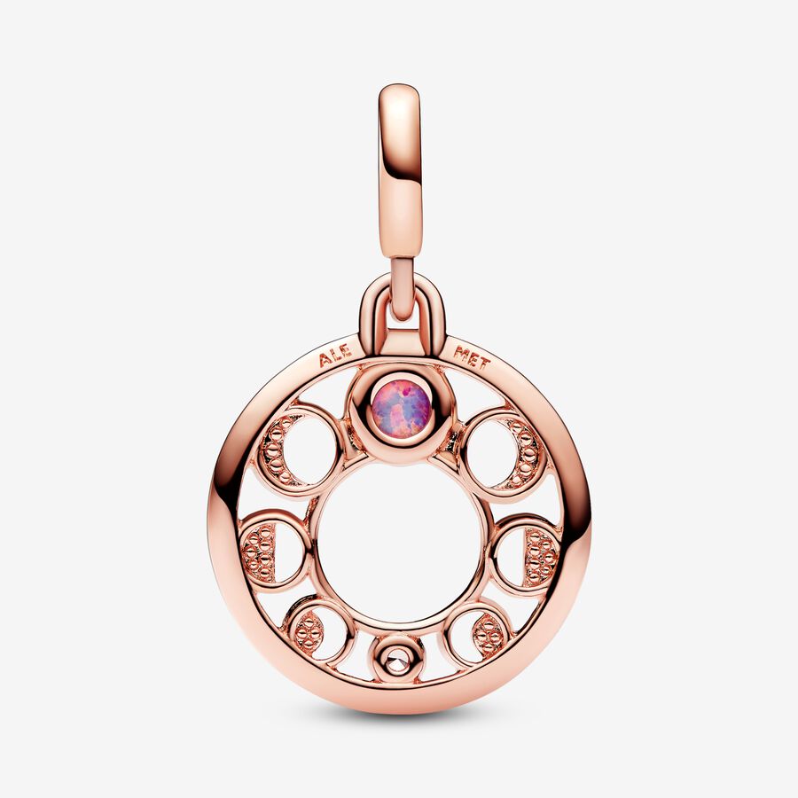 Charm Pandora Moon Phases 14K Rose Gold Plated - Ana Joalheiros