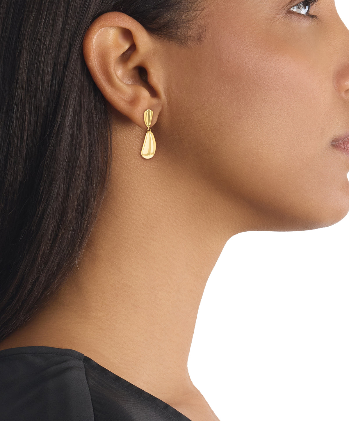 CKJ RADIANT DROPS EARRING GP - Ana Joalheiros