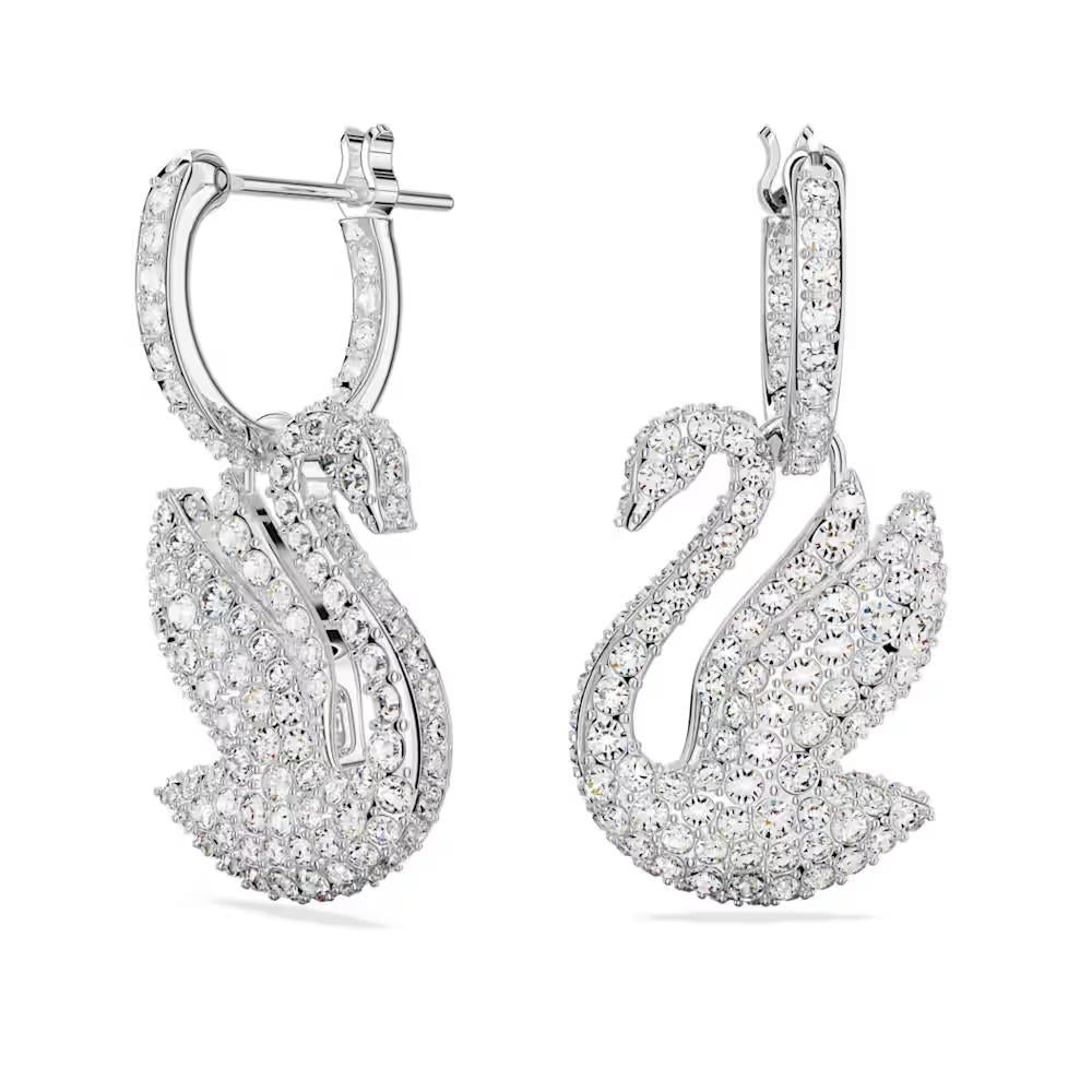 Brincos Swarovski Cisne - Ana Joalheiros
