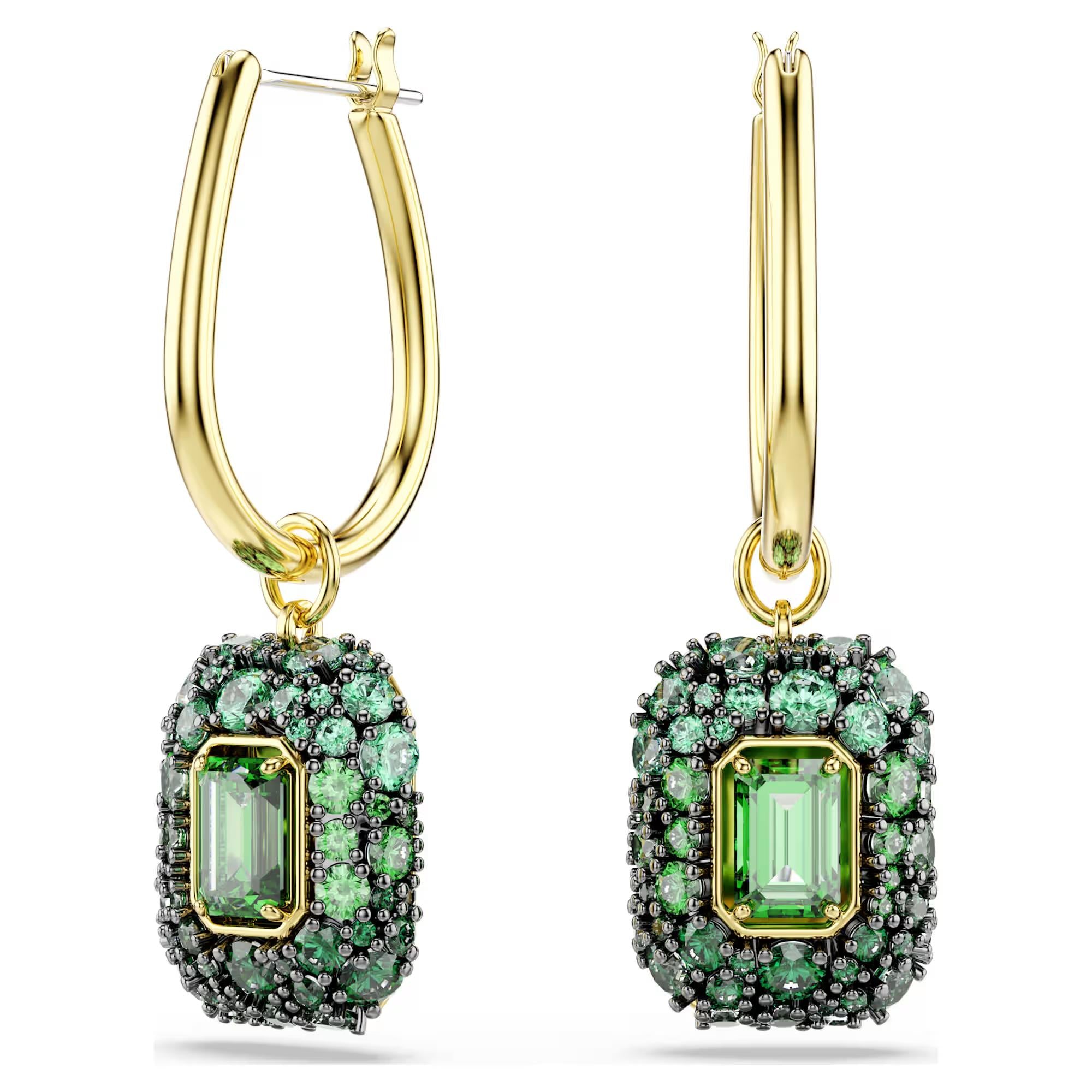 Brincos Swarovski Sublima Green