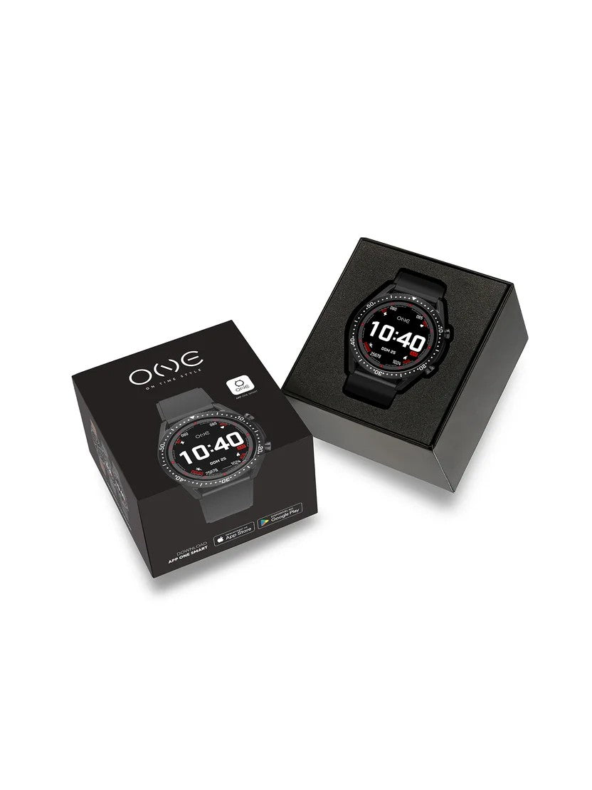 Smartwatch One Men Core Black Silicon