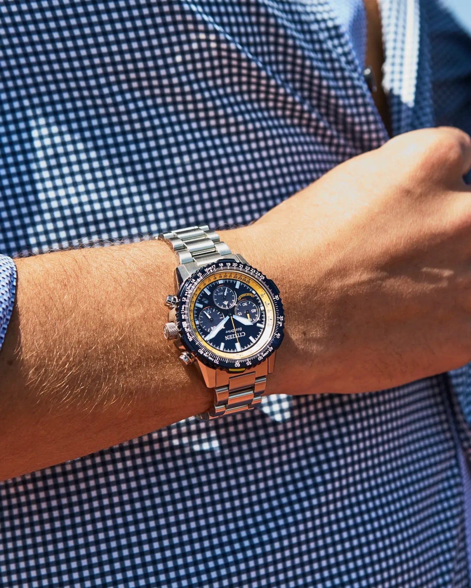 Relógio Citizen Eco Drive Chrono Blue Angels